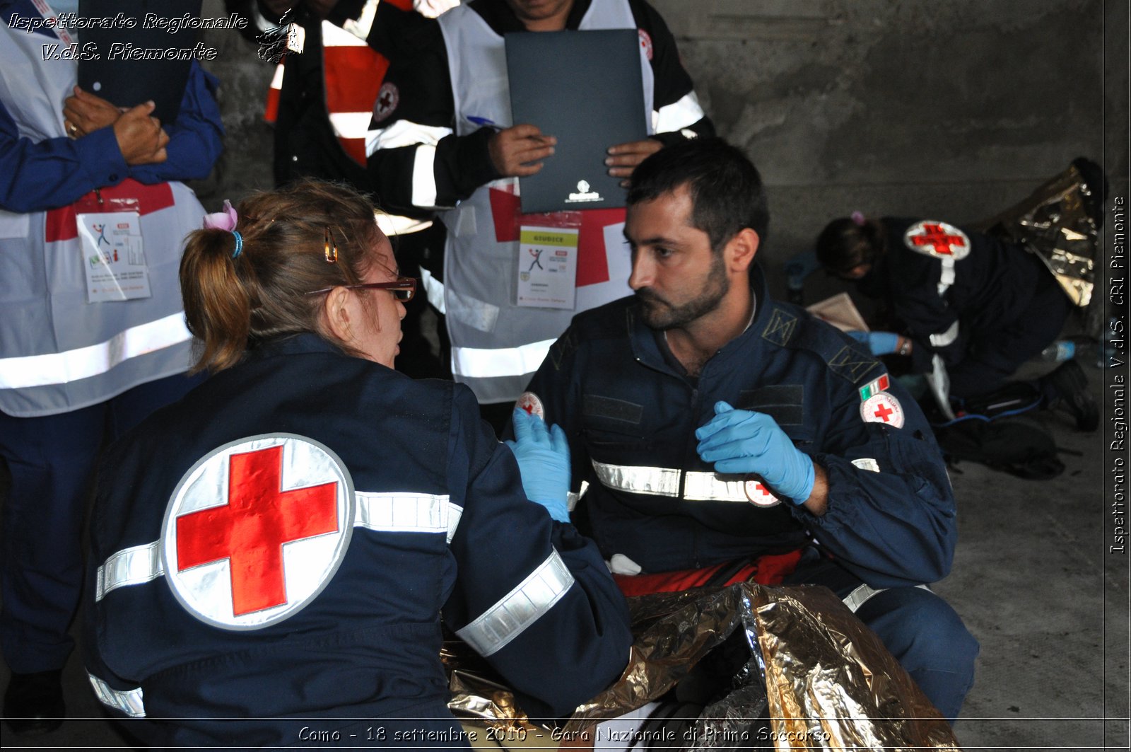 Como - 18 settembre 2010 - Gara Nazionale di Primo Soccorso -  Croce Rossa Italiana - Ispettorato Regionale Volontari del Soccorso Piemonte