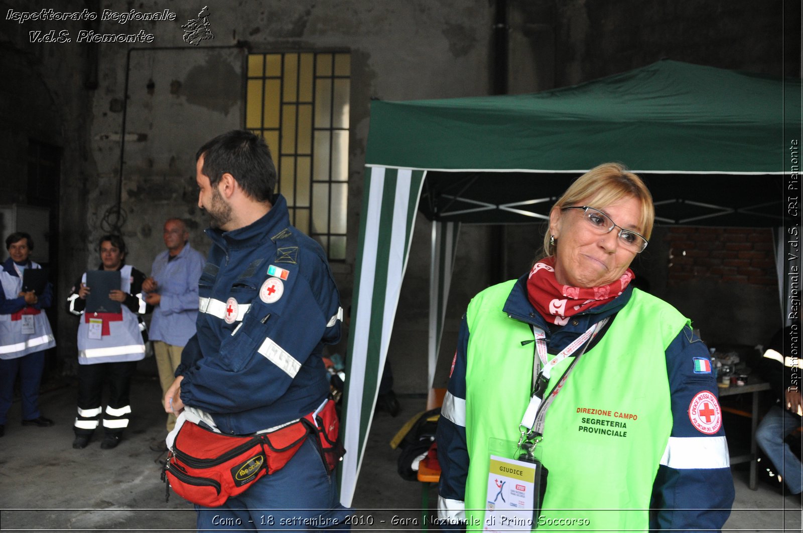 Como - 18 settembre 2010 - Gara Nazionale di Primo Soccorso -  Croce Rossa Italiana - Ispettorato Regionale Volontari del Soccorso Piemonte