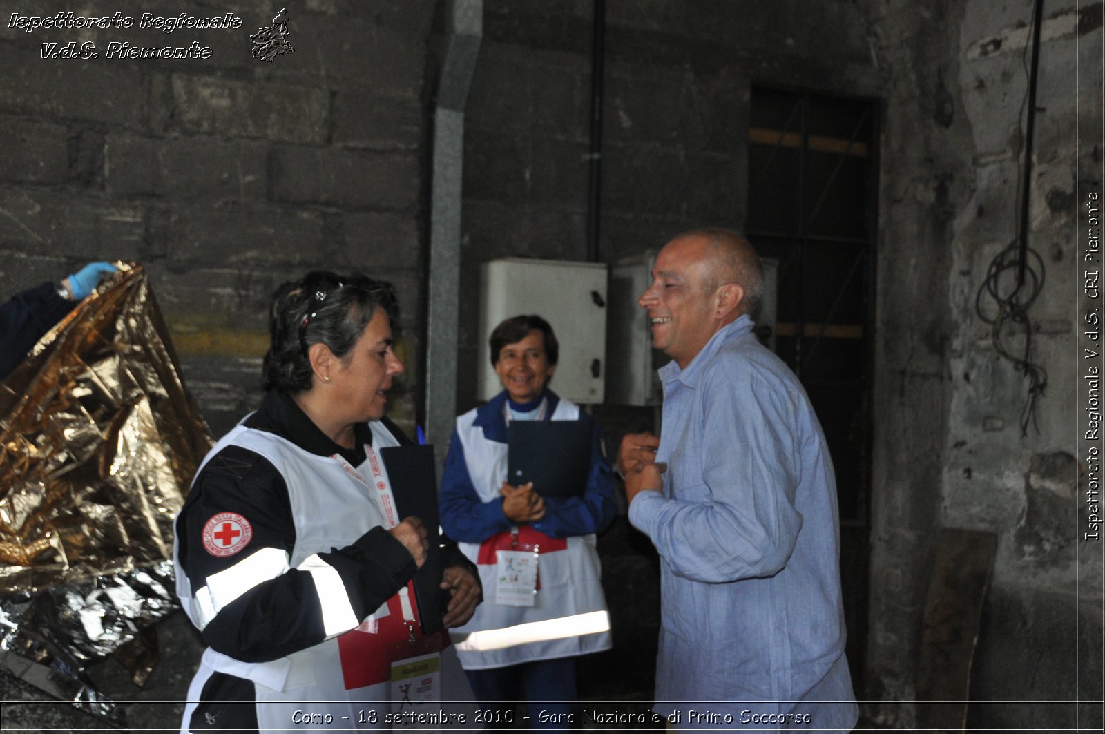 Como - 18 settembre 2010 - Gara Nazionale di Primo Soccorso -  Croce Rossa Italiana - Ispettorato Regionale Volontari del Soccorso Piemonte