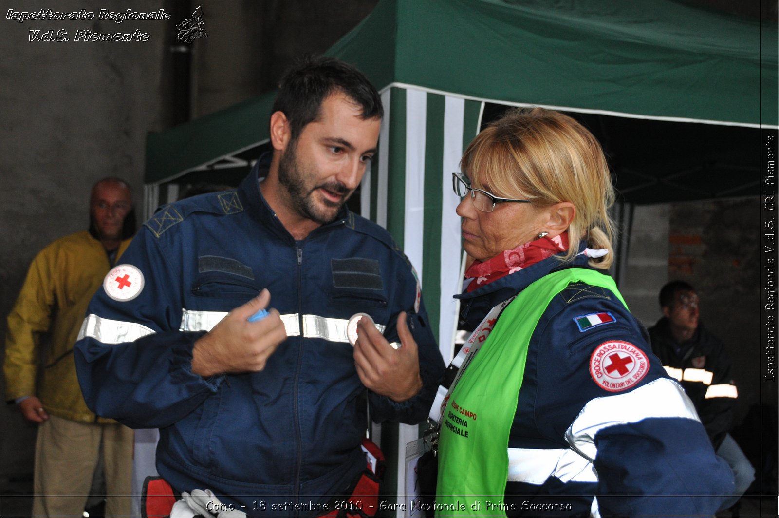 Como - 18 settembre 2010 - Gara Nazionale di Primo Soccorso -  Croce Rossa Italiana - Ispettorato Regionale Volontari del Soccorso Piemonte