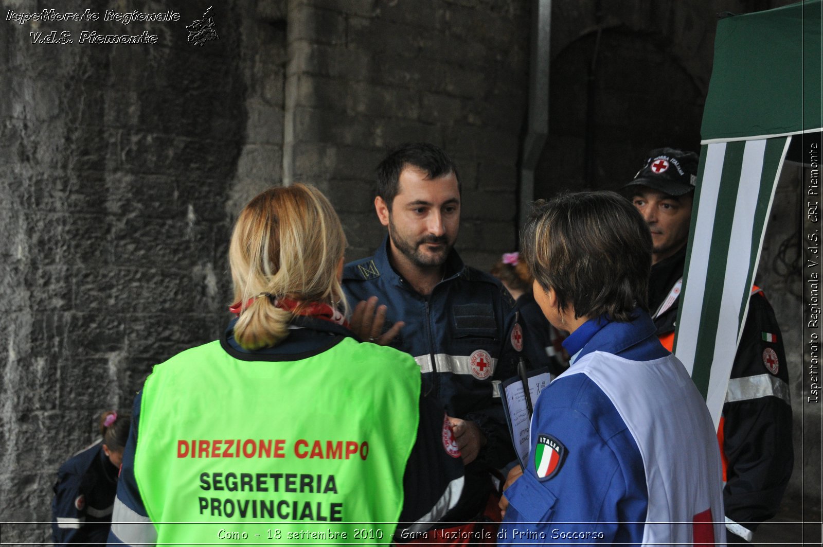 Como - 18 settembre 2010 - Gara Nazionale di Primo Soccorso -  Croce Rossa Italiana - Ispettorato Regionale Volontari del Soccorso Piemonte