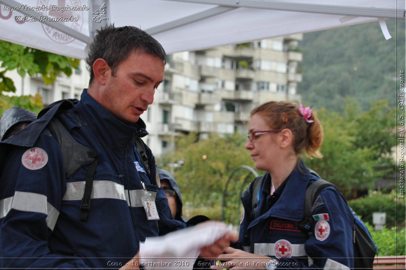 Como - 18 settembre 2010 - Gara Nazionale di Primo Soccorso -  Croce Rossa Italiana - Ispettorato Regionale Volontari del Soccorso Piemonte