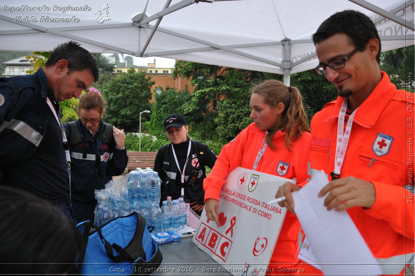 Como - 18 settembre 2010 - Gara Nazionale di Primo Soccorso -  Croce Rossa Italiana - Ispettorato Regionale Volontari del Soccorso Piemonte