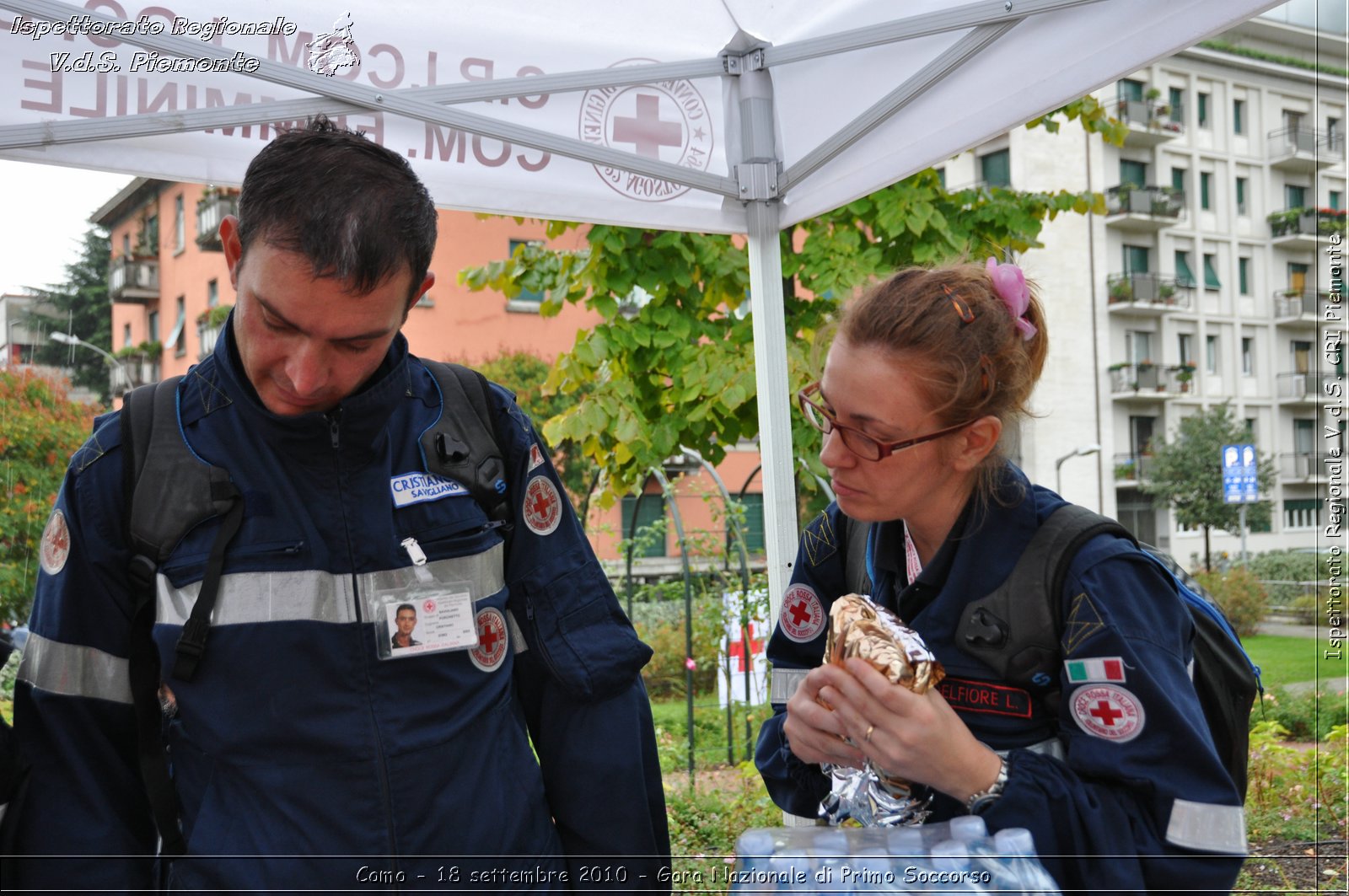 Como - 18 settembre 2010 - Gara Nazionale di Primo Soccorso -  Croce Rossa Italiana - Ispettorato Regionale Volontari del Soccorso Piemonte