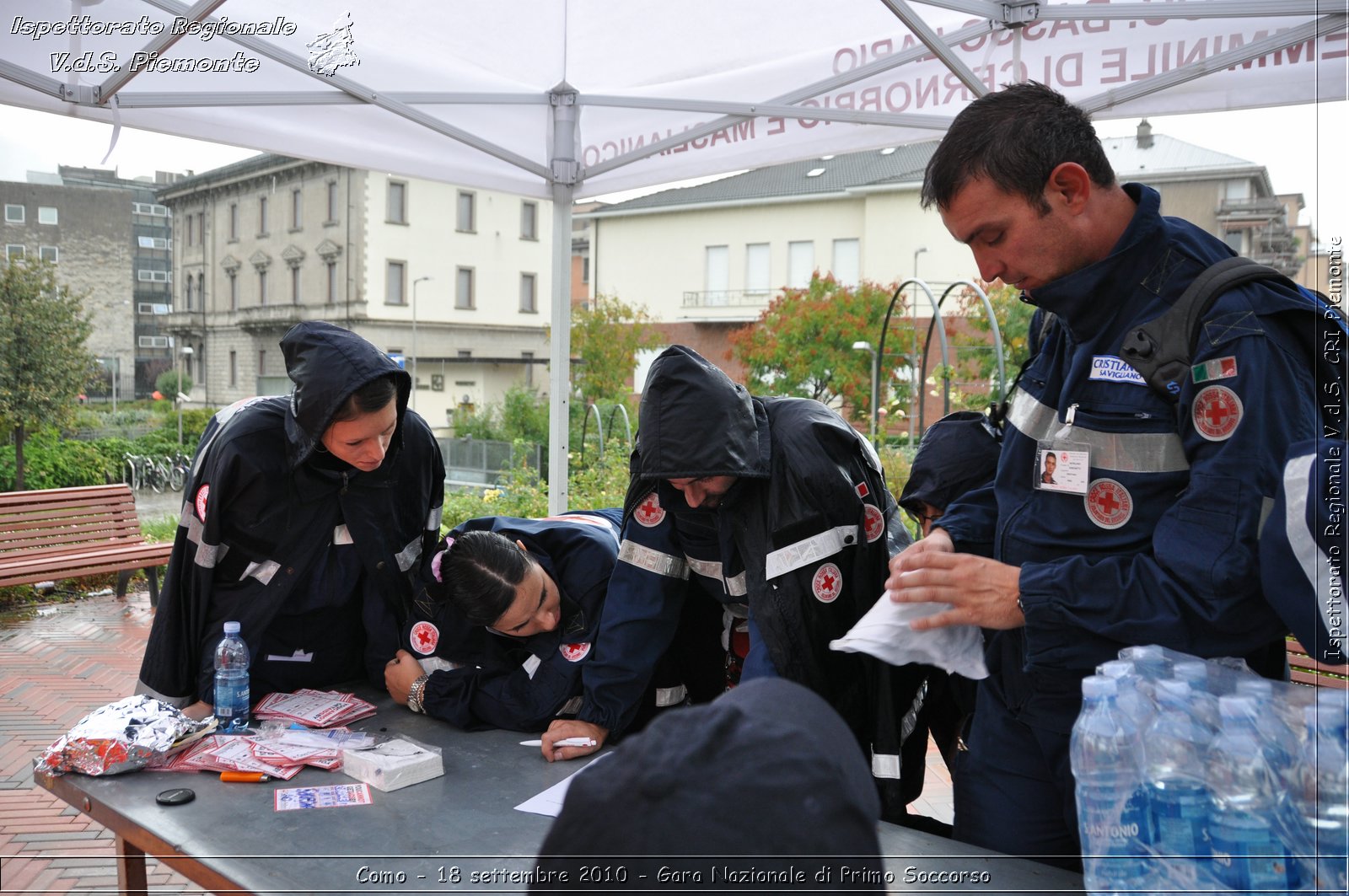 Como - 18 settembre 2010 - Gara Nazionale di Primo Soccorso -  Croce Rossa Italiana - Ispettorato Regionale Volontari del Soccorso Piemonte