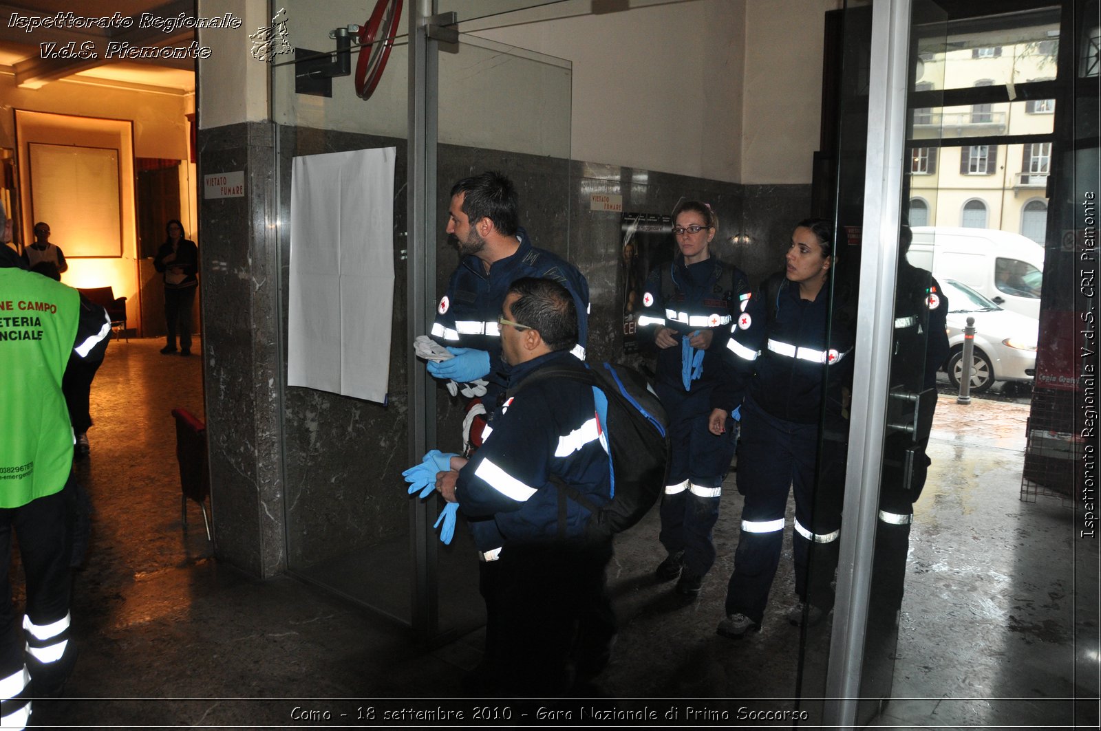 Como - 18 settembre 2010 - Gara Nazionale di Primo Soccorso -  Croce Rossa Italiana - Ispettorato Regionale Volontari del Soccorso Piemonte