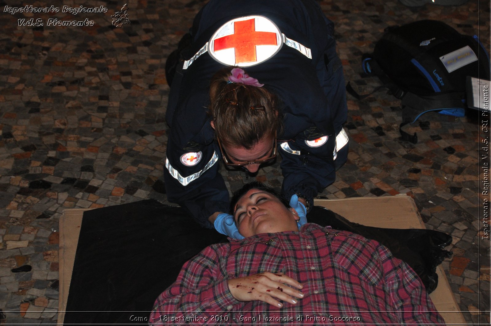 Como - 18 settembre 2010 - Gara Nazionale di Primo Soccorso -  Croce Rossa Italiana - Ispettorato Regionale Volontari del Soccorso Piemonte