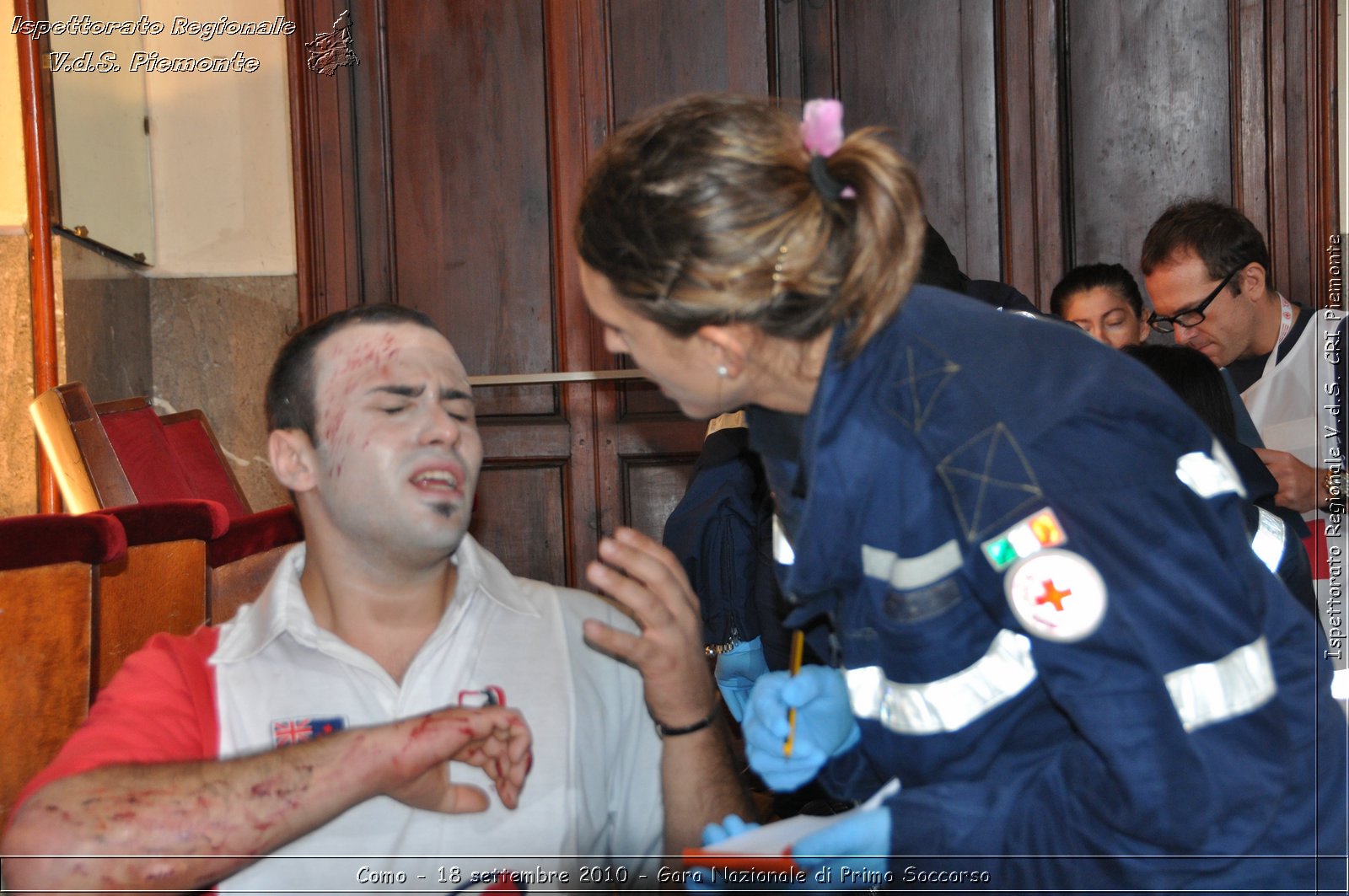 Como - 18 settembre 2010 - Gara Nazionale di Primo Soccorso -  Croce Rossa Italiana - Ispettorato Regionale Volontari del Soccorso Piemonte