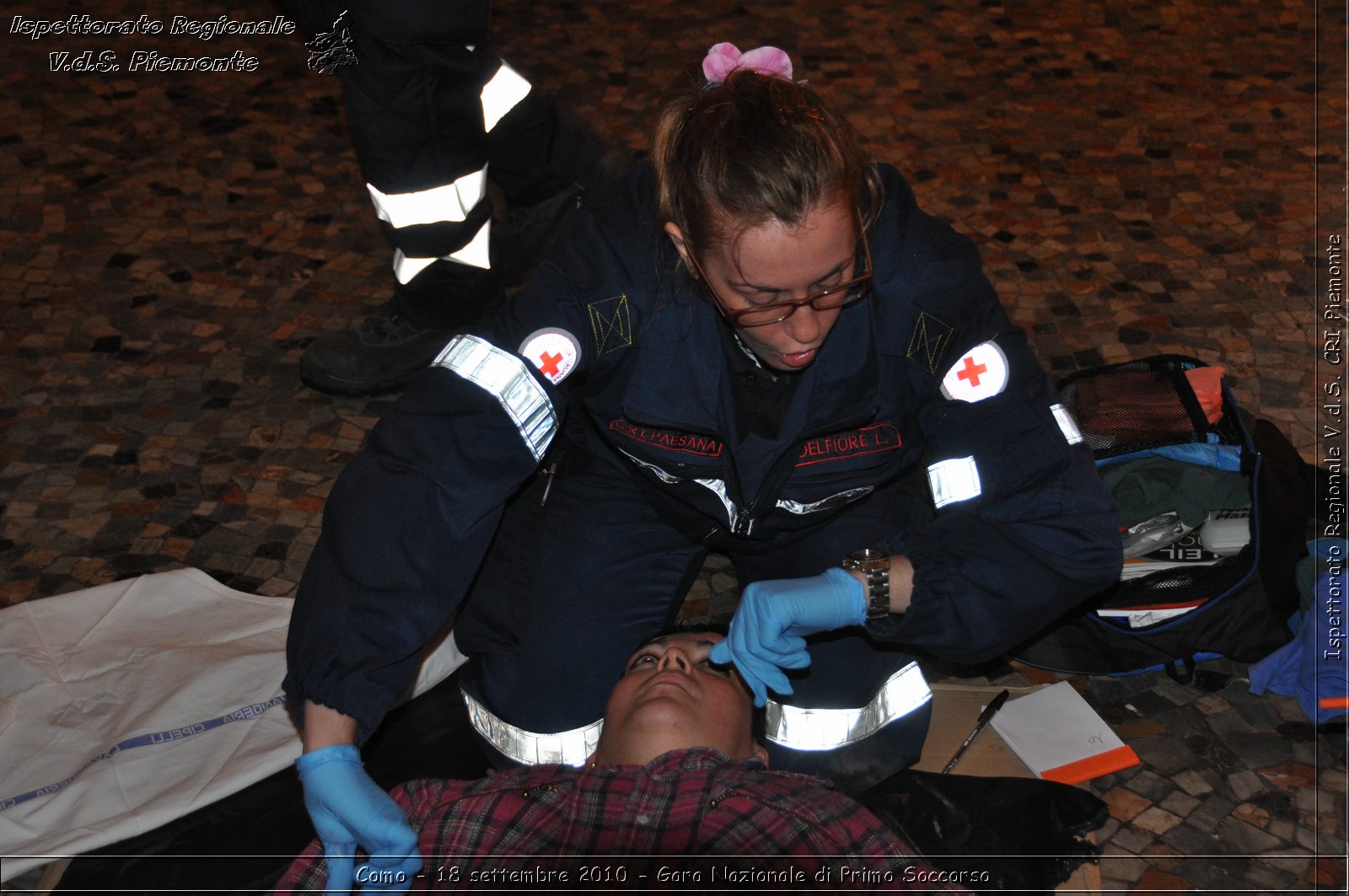 Como - 18 settembre 2010 - Gara Nazionale di Primo Soccorso -  Croce Rossa Italiana - Ispettorato Regionale Volontari del Soccorso Piemonte