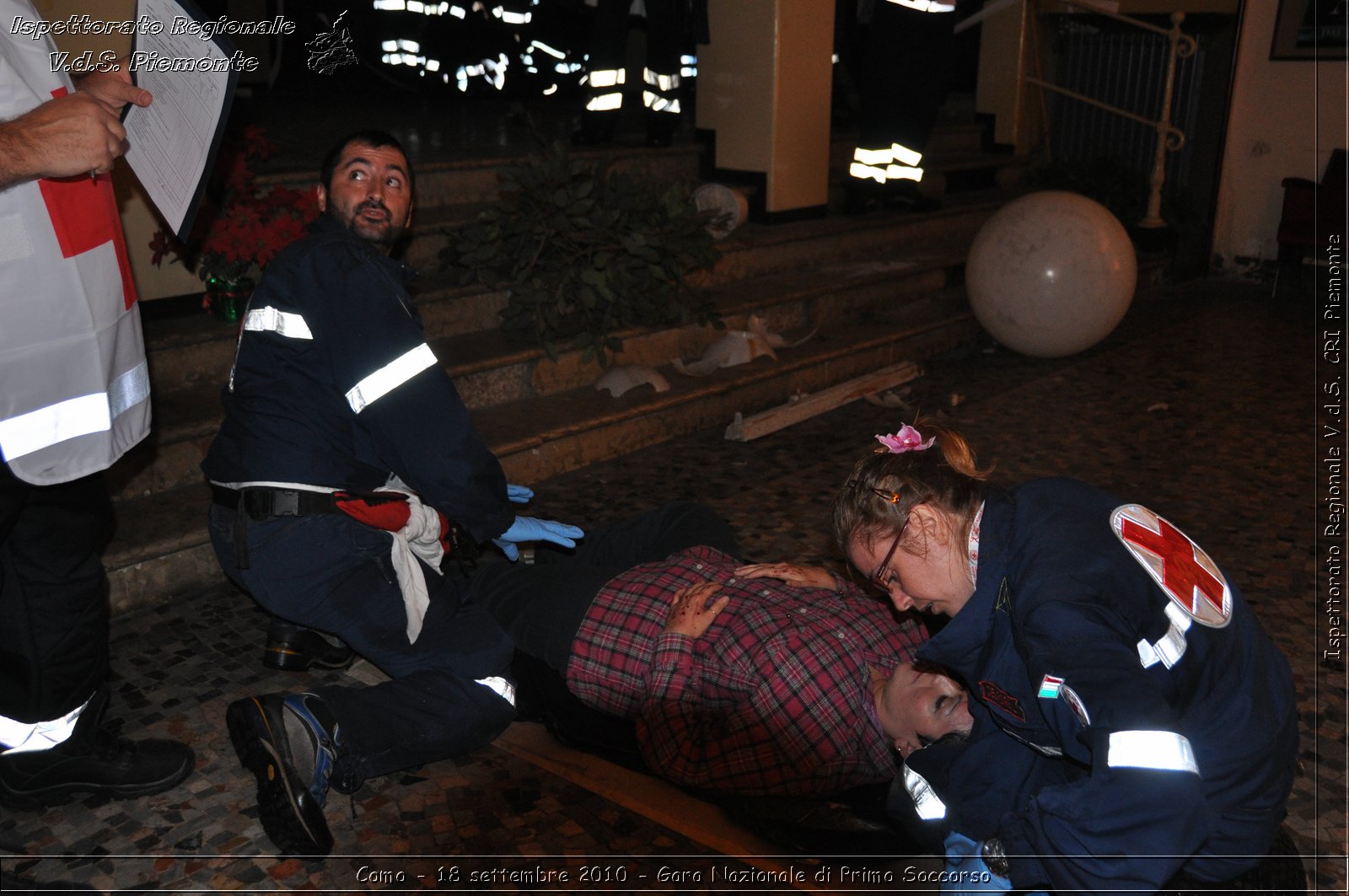 Como - 18 settembre 2010 - Gara Nazionale di Primo Soccorso -  Croce Rossa Italiana - Ispettorato Regionale Volontari del Soccorso Piemonte