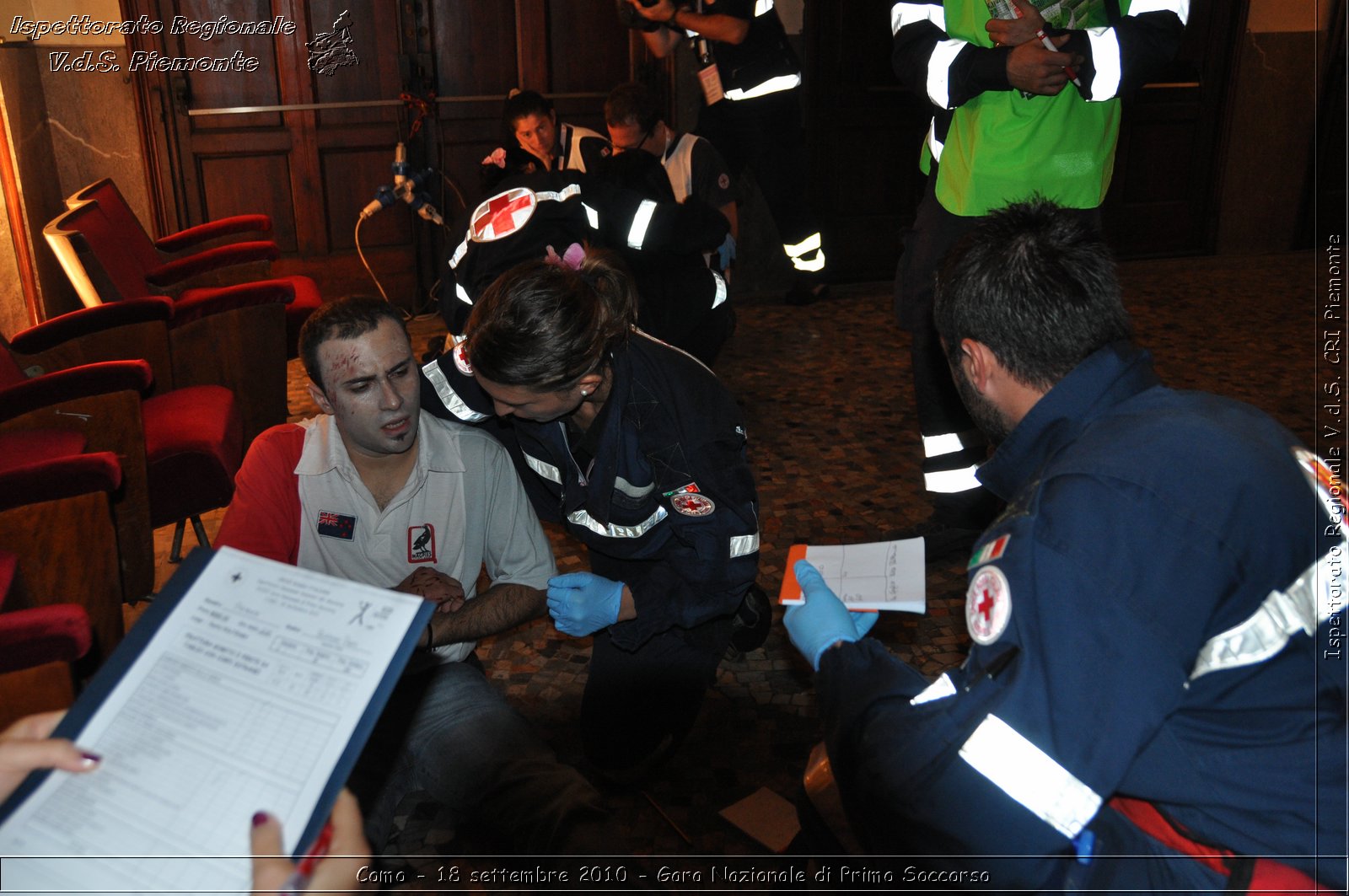 Como - 18 settembre 2010 - Gara Nazionale di Primo Soccorso -  Croce Rossa Italiana - Ispettorato Regionale Volontari del Soccorso Piemonte