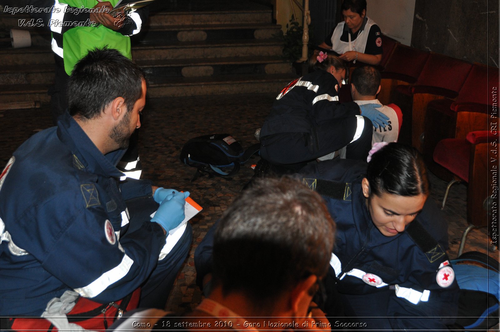 Como - 18 settembre 2010 - Gara Nazionale di Primo Soccorso -  Croce Rossa Italiana - Ispettorato Regionale Volontari del Soccorso Piemonte