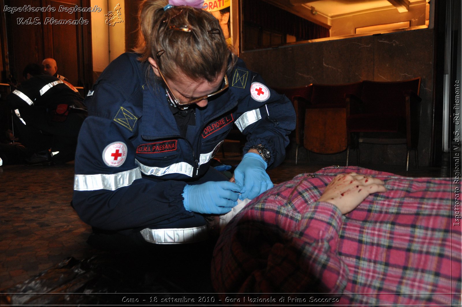 Como - 18 settembre 2010 - Gara Nazionale di Primo Soccorso -  Croce Rossa Italiana - Ispettorato Regionale Volontari del Soccorso Piemonte