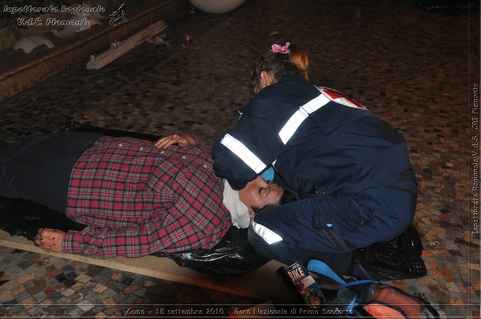 Como - 18 settembre 2010 - Gara Nazionale di Primo Soccorso -  Croce Rossa Italiana - Ispettorato Regionale Volontari del Soccorso Piemonte