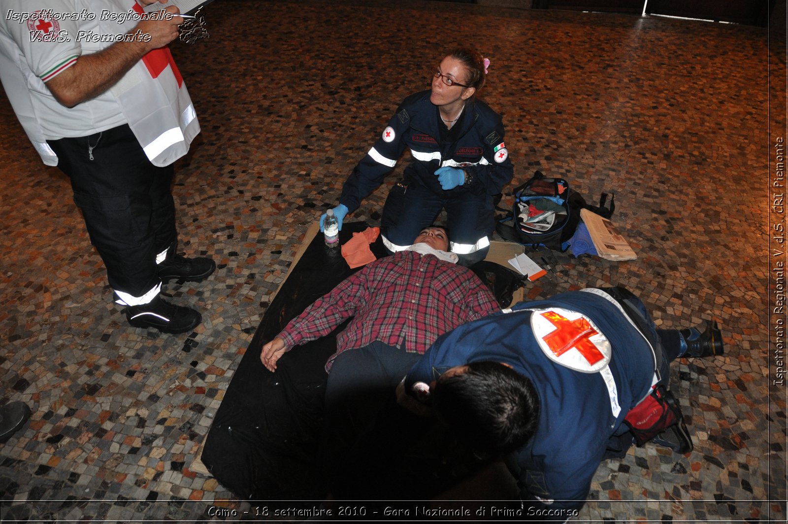 Como - 18 settembre 2010 - Gara Nazionale di Primo Soccorso -  Croce Rossa Italiana - Ispettorato Regionale Volontari del Soccorso Piemonte