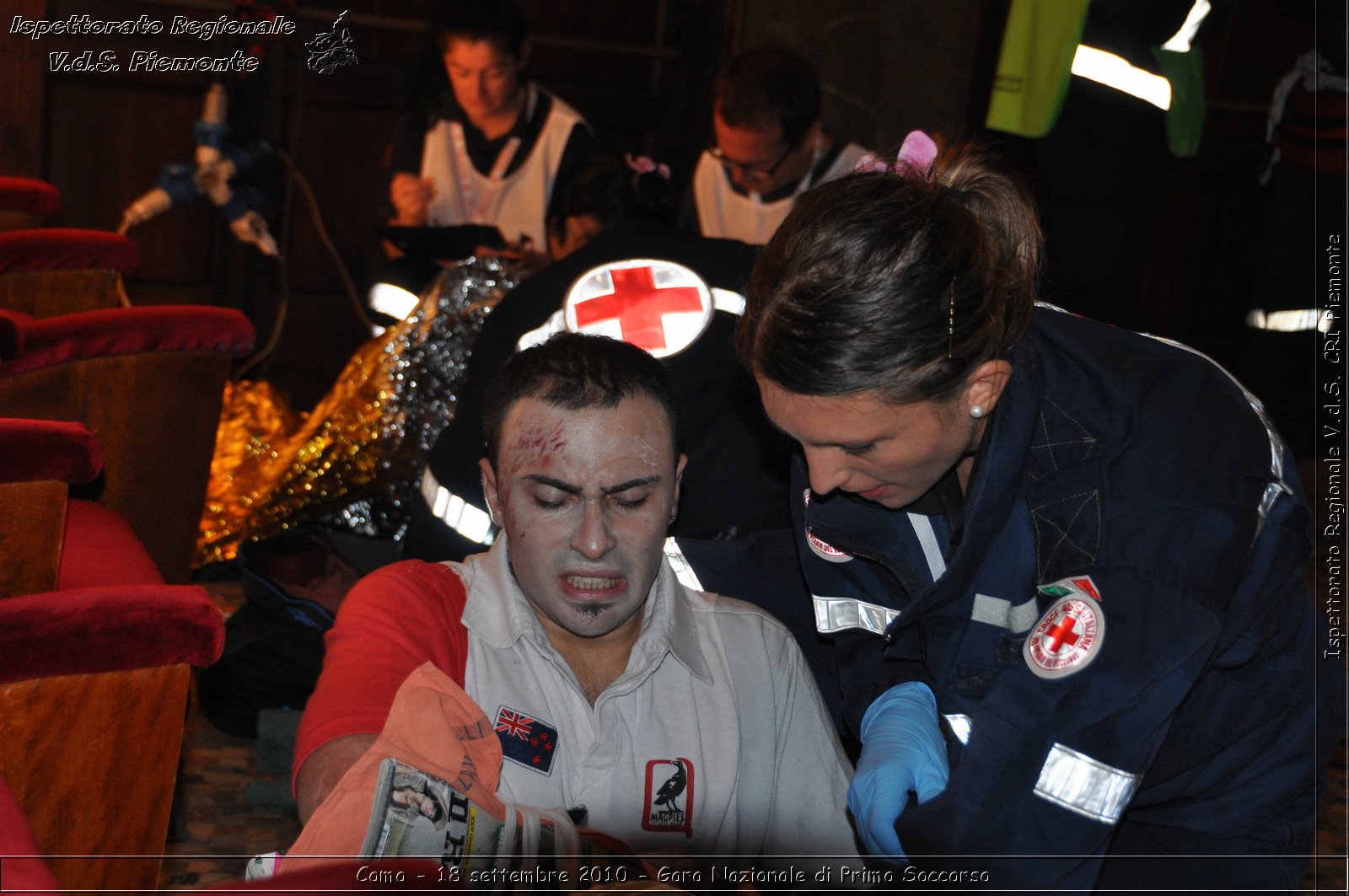 Como - 18 settembre 2010 - Gara Nazionale di Primo Soccorso -  Croce Rossa Italiana - Ispettorato Regionale Volontari del Soccorso Piemonte