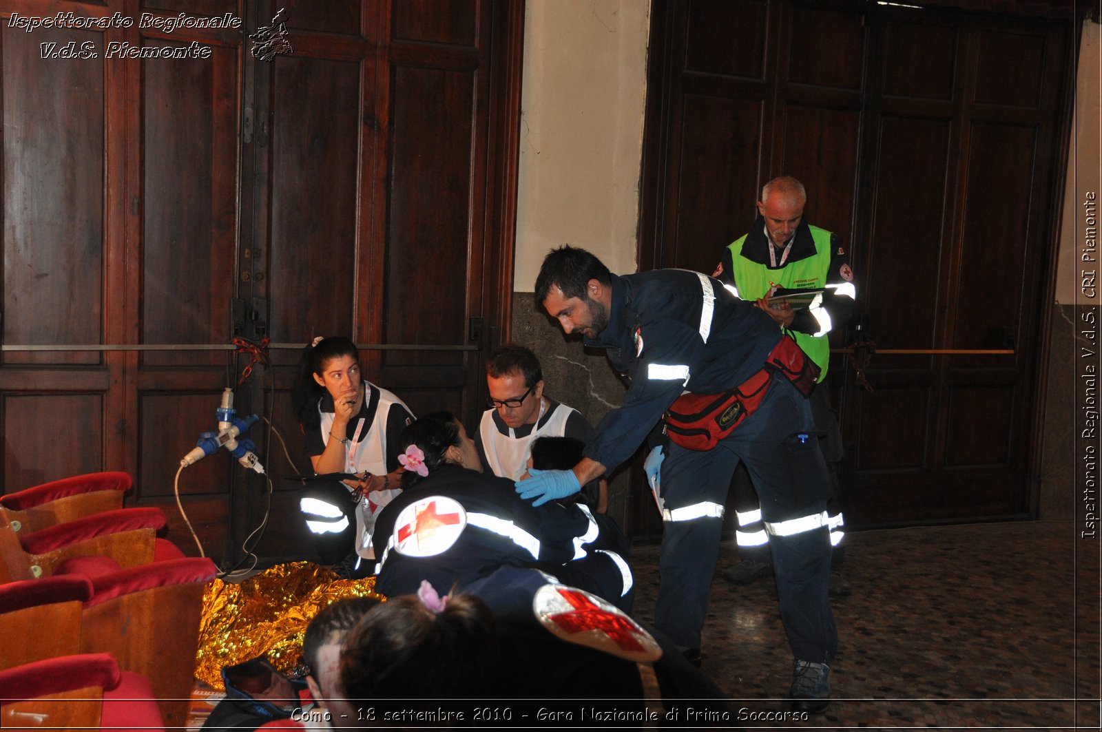 Como - 18 settembre 2010 - Gara Nazionale di Primo Soccorso -  Croce Rossa Italiana - Ispettorato Regionale Volontari del Soccorso Piemonte