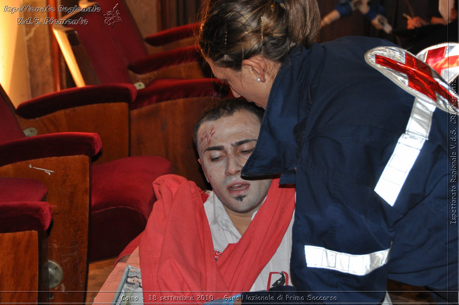 Como - 18 settembre 2010 - Gara Nazionale di Primo Soccorso -  Croce Rossa Italiana - Ispettorato Regionale Volontari del Soccorso Piemonte