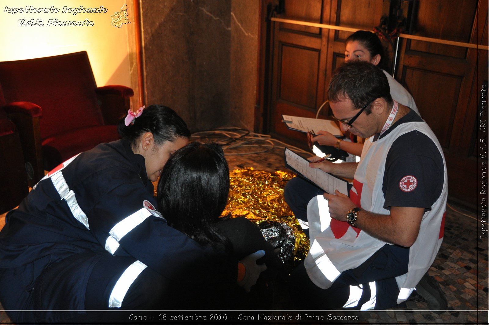 Como - 18 settembre 2010 - Gara Nazionale di Primo Soccorso -  Croce Rossa Italiana - Ispettorato Regionale Volontari del Soccorso Piemonte