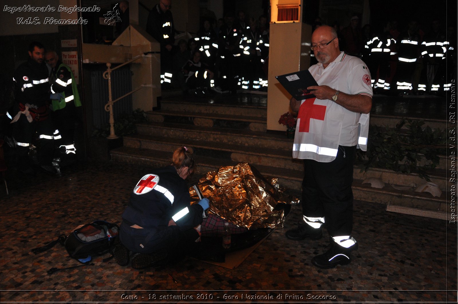 Como - 18 settembre 2010 - Gara Nazionale di Primo Soccorso -  Croce Rossa Italiana - Ispettorato Regionale Volontari del Soccorso Piemonte