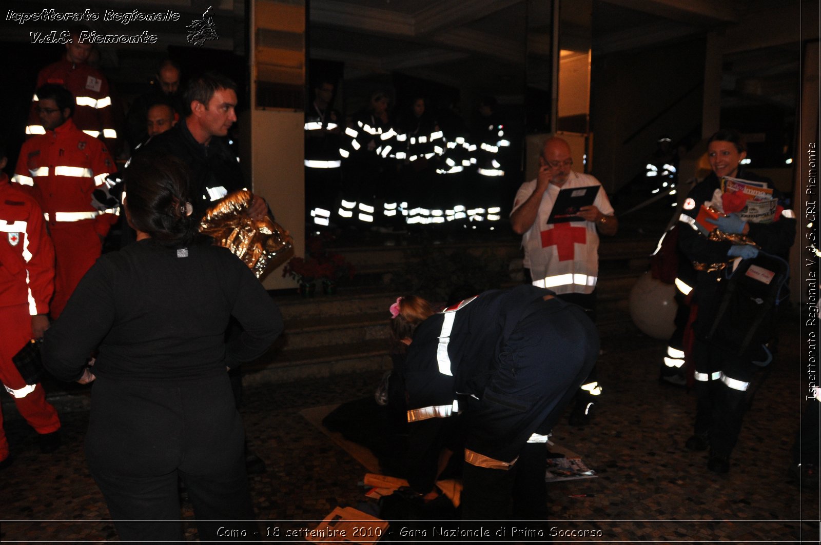 Como - 18 settembre 2010 - Gara Nazionale di Primo Soccorso -  Croce Rossa Italiana - Ispettorato Regionale Volontari del Soccorso Piemonte