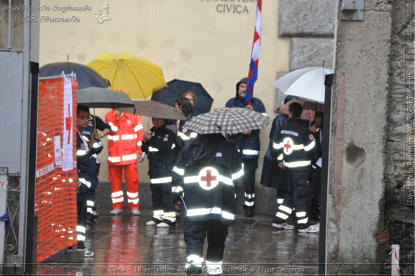 Como - 18 settembre 2010 - Gara Nazionale di Primo Soccorso -  Croce Rossa Italiana - Ispettorato Regionale Volontari del Soccorso Piemonte