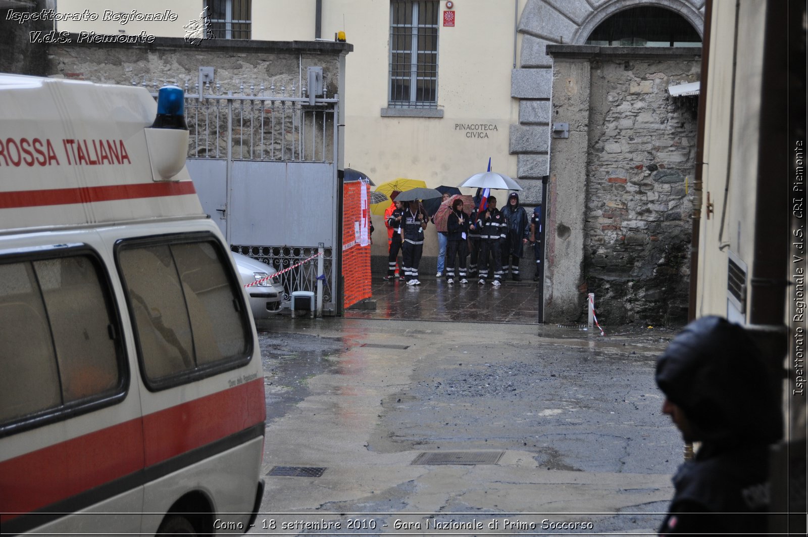 Como - 18 settembre 2010 - Gara Nazionale di Primo Soccorso -  Croce Rossa Italiana - Ispettorato Regionale Volontari del Soccorso Piemonte