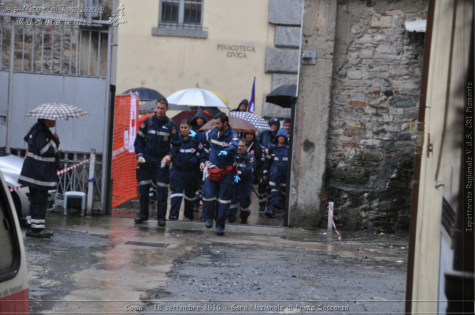 Como - 18 settembre 2010 - Gara Nazionale di Primo Soccorso -  Croce Rossa Italiana - Ispettorato Regionale Volontari del Soccorso Piemonte