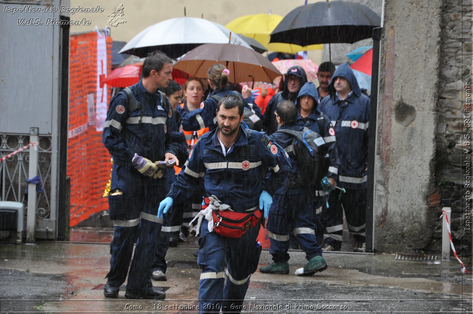 Como - 18 settembre 2010 - Gara Nazionale di Primo Soccorso -  Croce Rossa Italiana - Ispettorato Regionale Volontari del Soccorso Piemonte