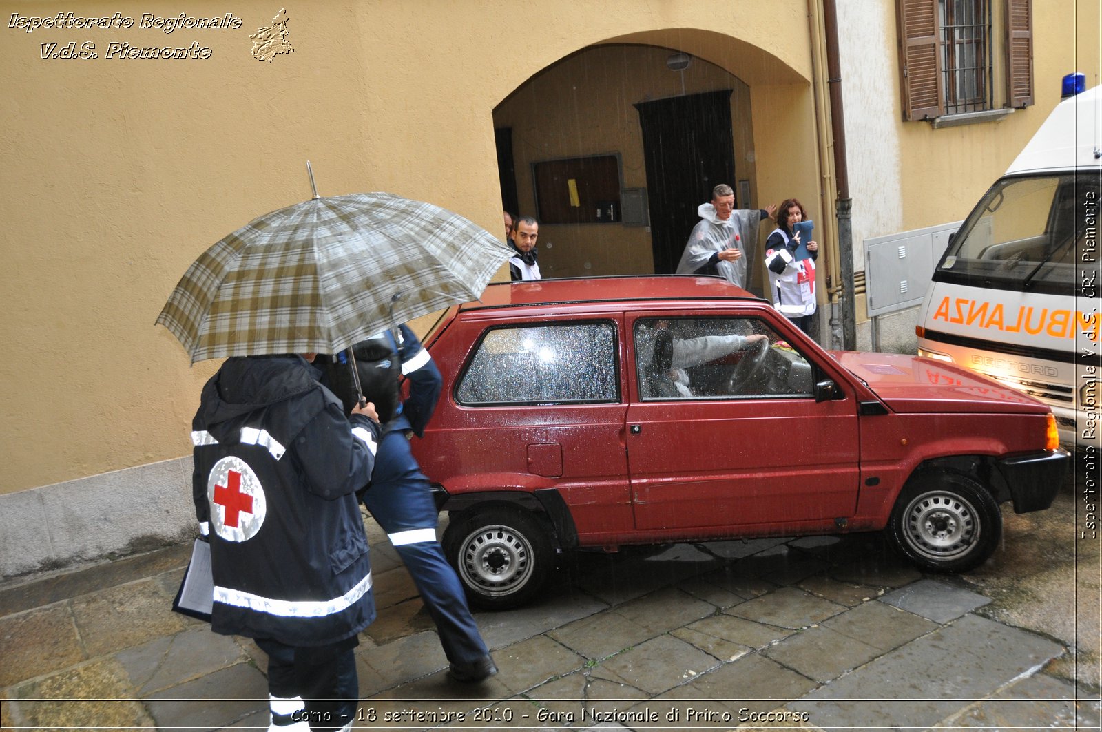 Como - 18 settembre 2010 - Gara Nazionale di Primo Soccorso -  Croce Rossa Italiana - Ispettorato Regionale Volontari del Soccorso Piemonte