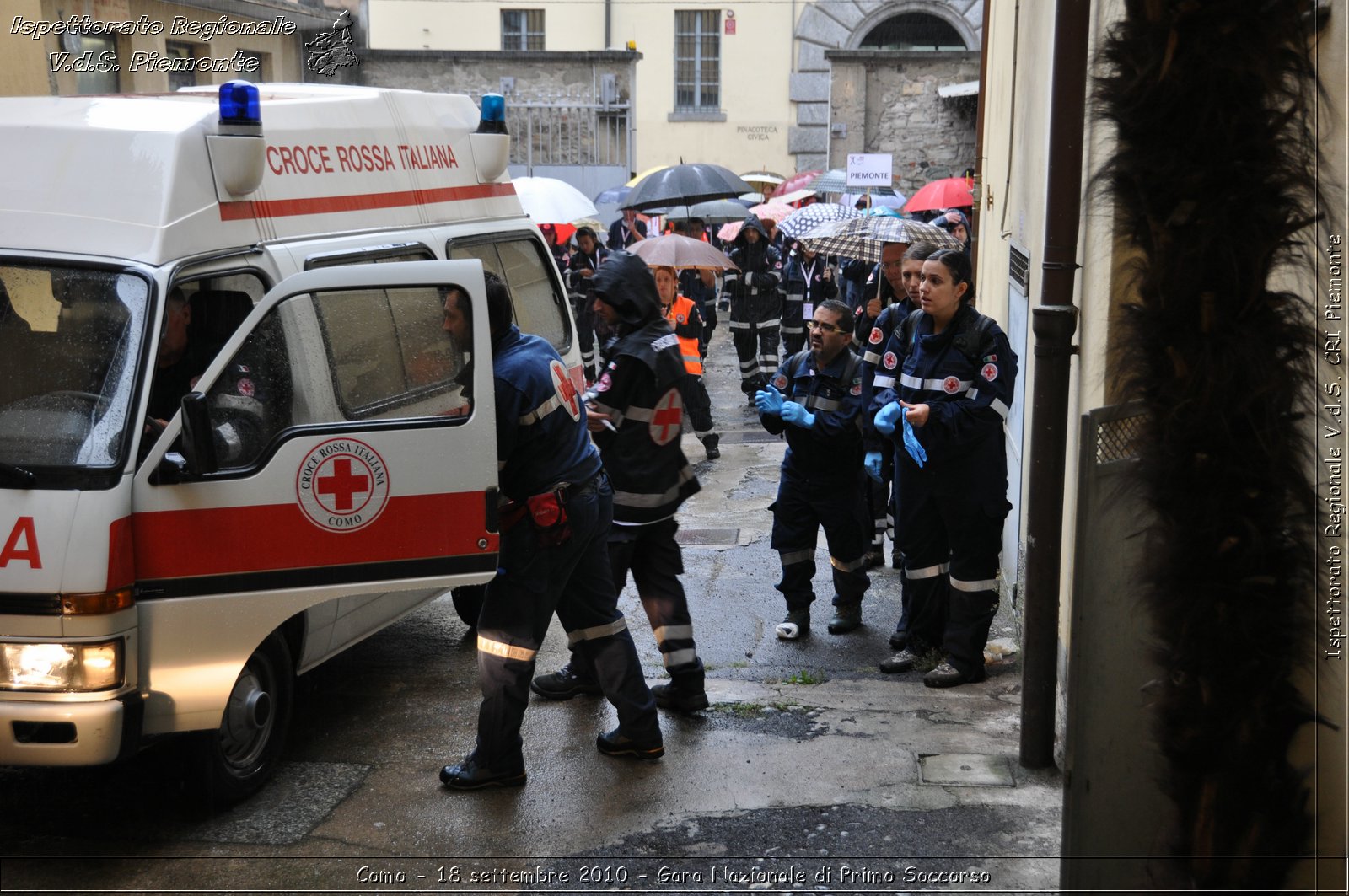 Como - 18 settembre 2010 - Gara Nazionale di Primo Soccorso -  Croce Rossa Italiana - Ispettorato Regionale Volontari del Soccorso Piemonte