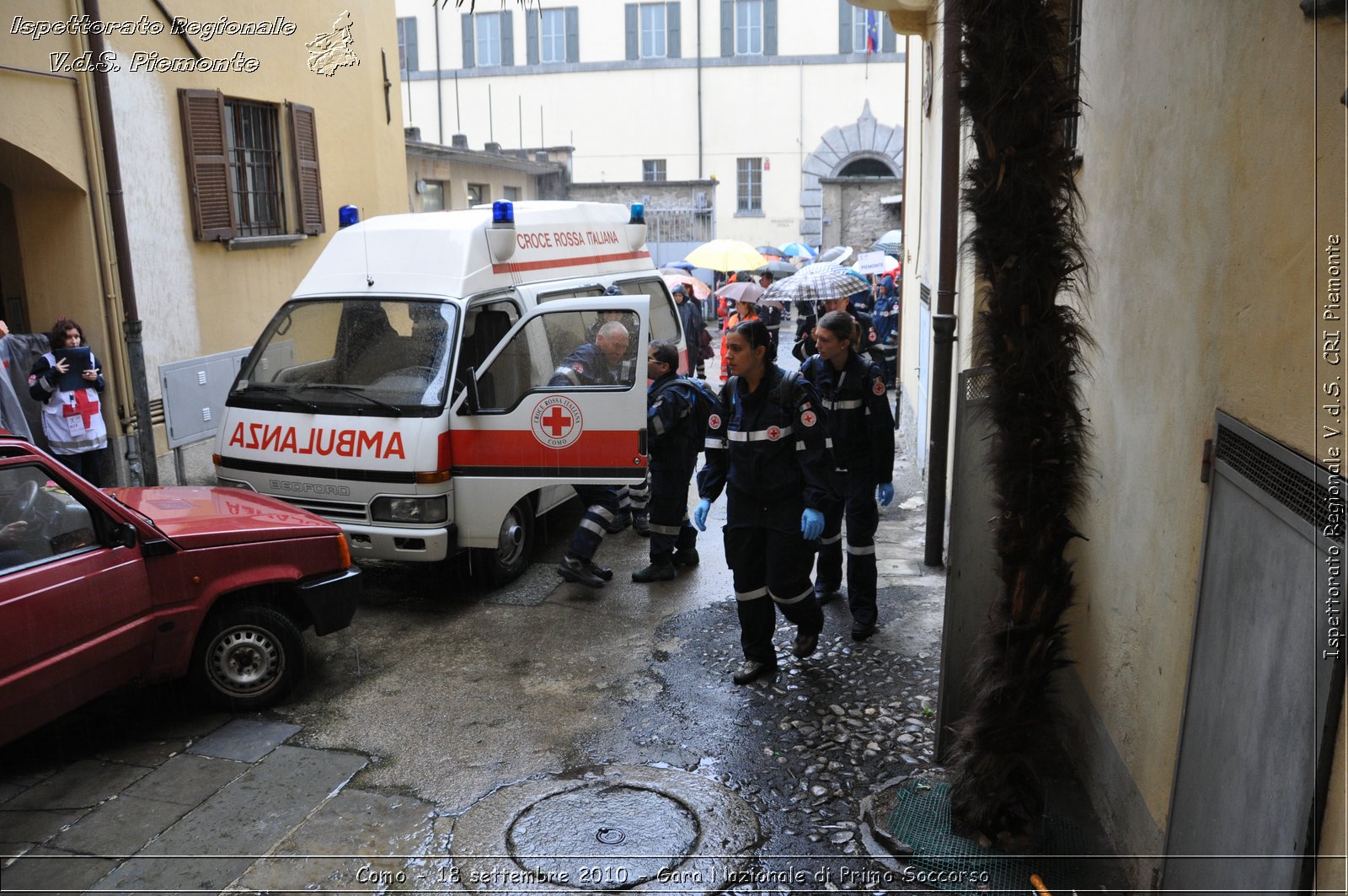 Como - 18 settembre 2010 - Gara Nazionale di Primo Soccorso -  Croce Rossa Italiana - Ispettorato Regionale Volontari del Soccorso Piemonte