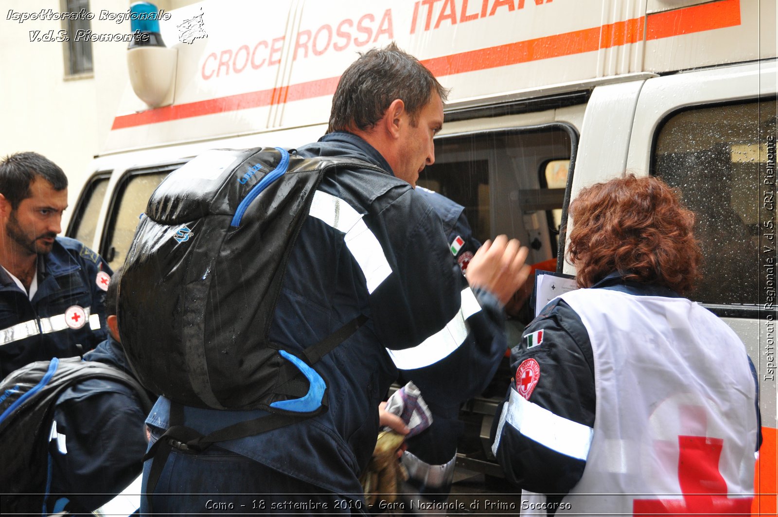 Como - 18 settembre 2010 - Gara Nazionale di Primo Soccorso -  Croce Rossa Italiana - Ispettorato Regionale Volontari del Soccorso Piemonte