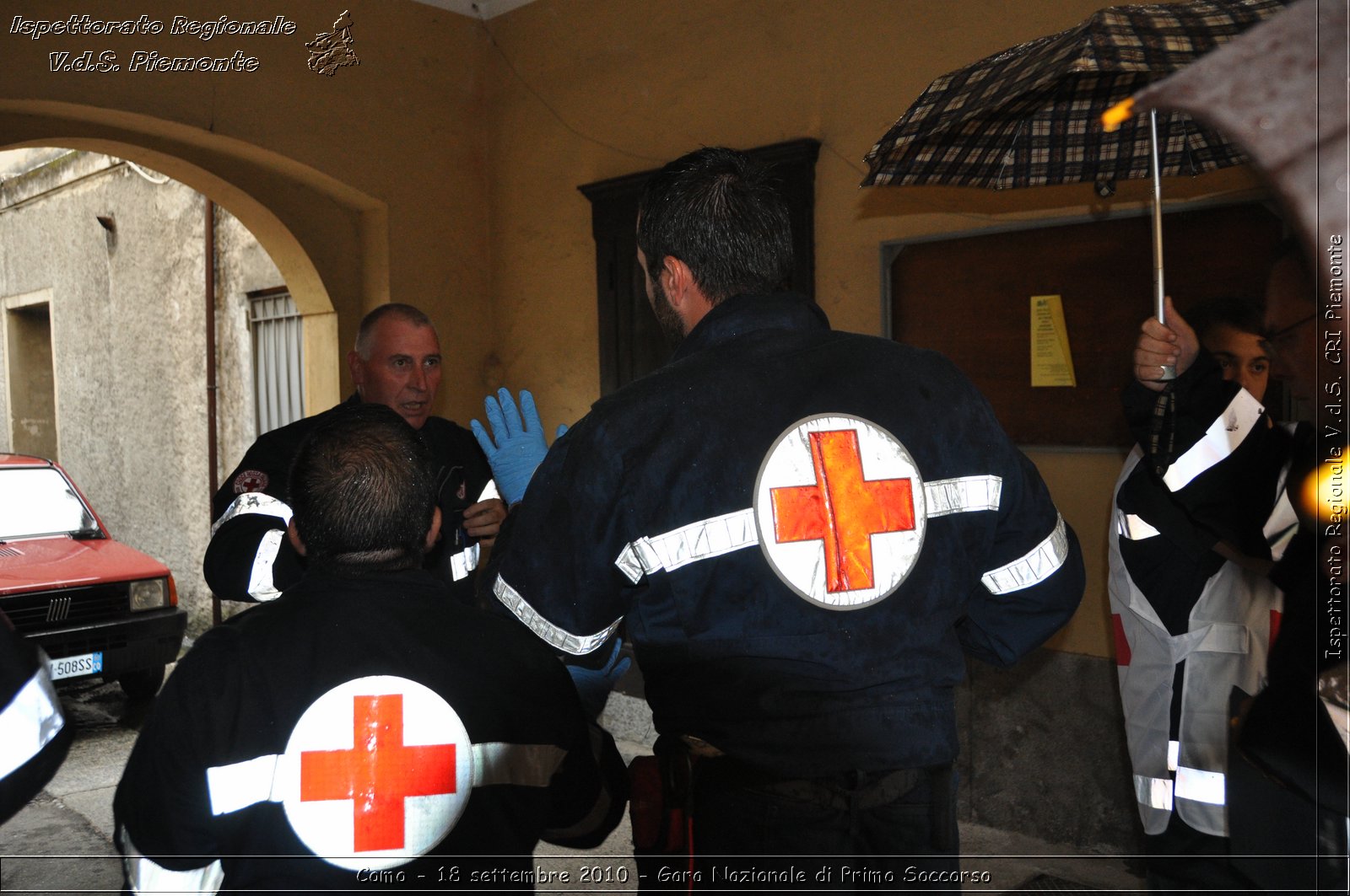 Como - 18 settembre 2010 - Gara Nazionale di Primo Soccorso -  Croce Rossa Italiana - Ispettorato Regionale Volontari del Soccorso Piemonte