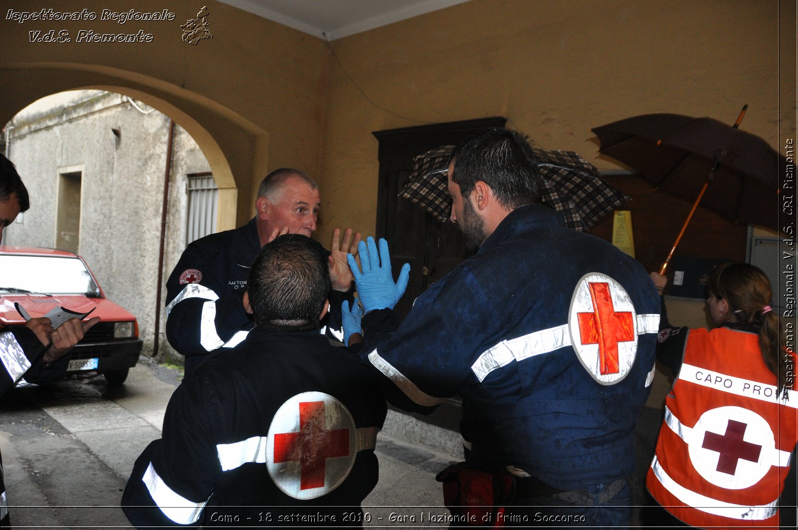 Como - 18 settembre 2010 - Gara Nazionale di Primo Soccorso -  Croce Rossa Italiana - Ispettorato Regionale Volontari del Soccorso Piemonte