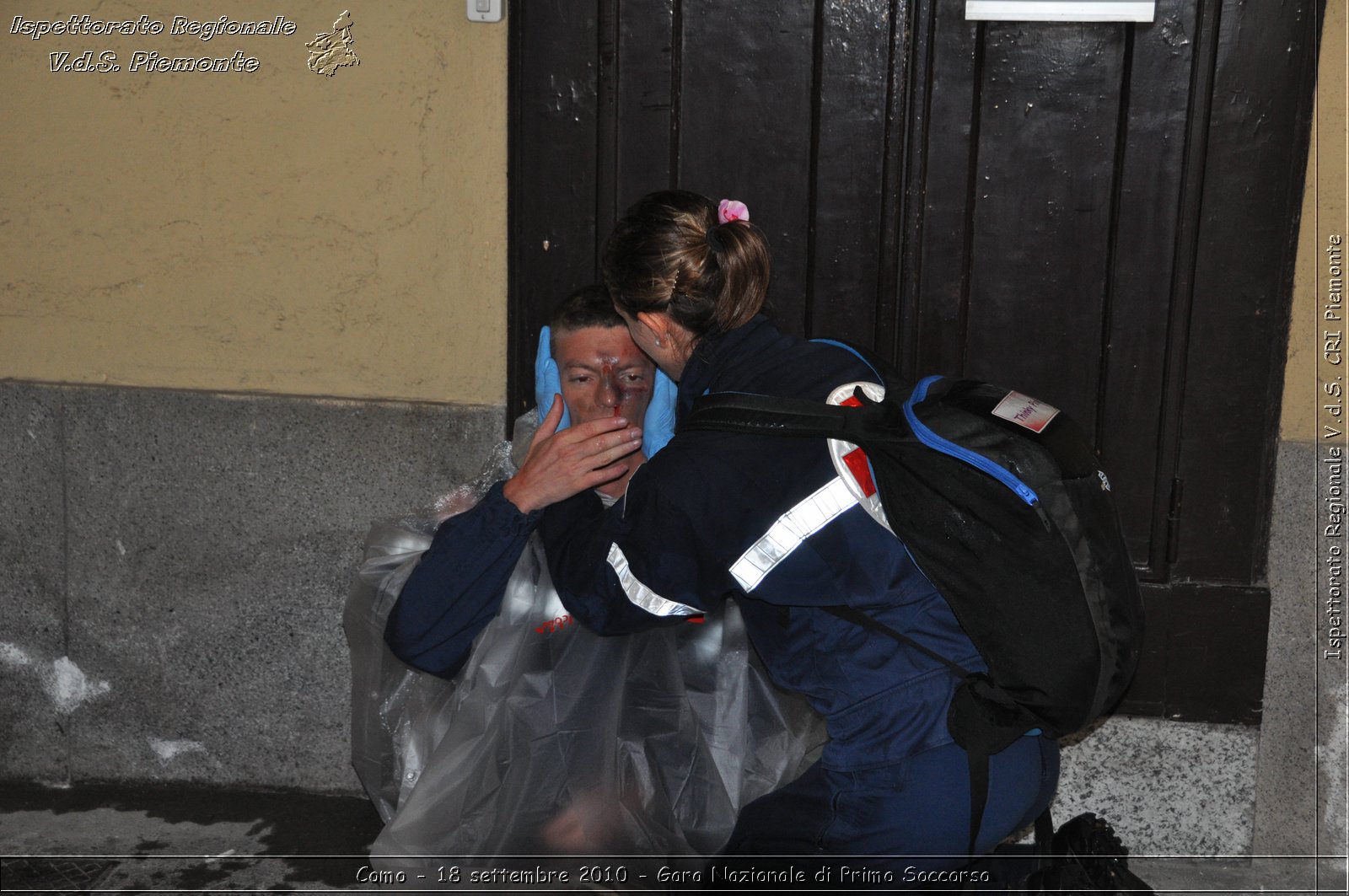 Como - 18 settembre 2010 - Gara Nazionale di Primo Soccorso -  Croce Rossa Italiana - Ispettorato Regionale Volontari del Soccorso Piemonte