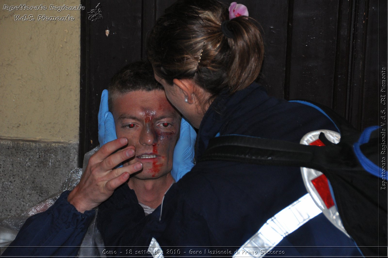 Como - 18 settembre 2010 - Gara Nazionale di Primo Soccorso -  Croce Rossa Italiana - Ispettorato Regionale Volontari del Soccorso Piemonte