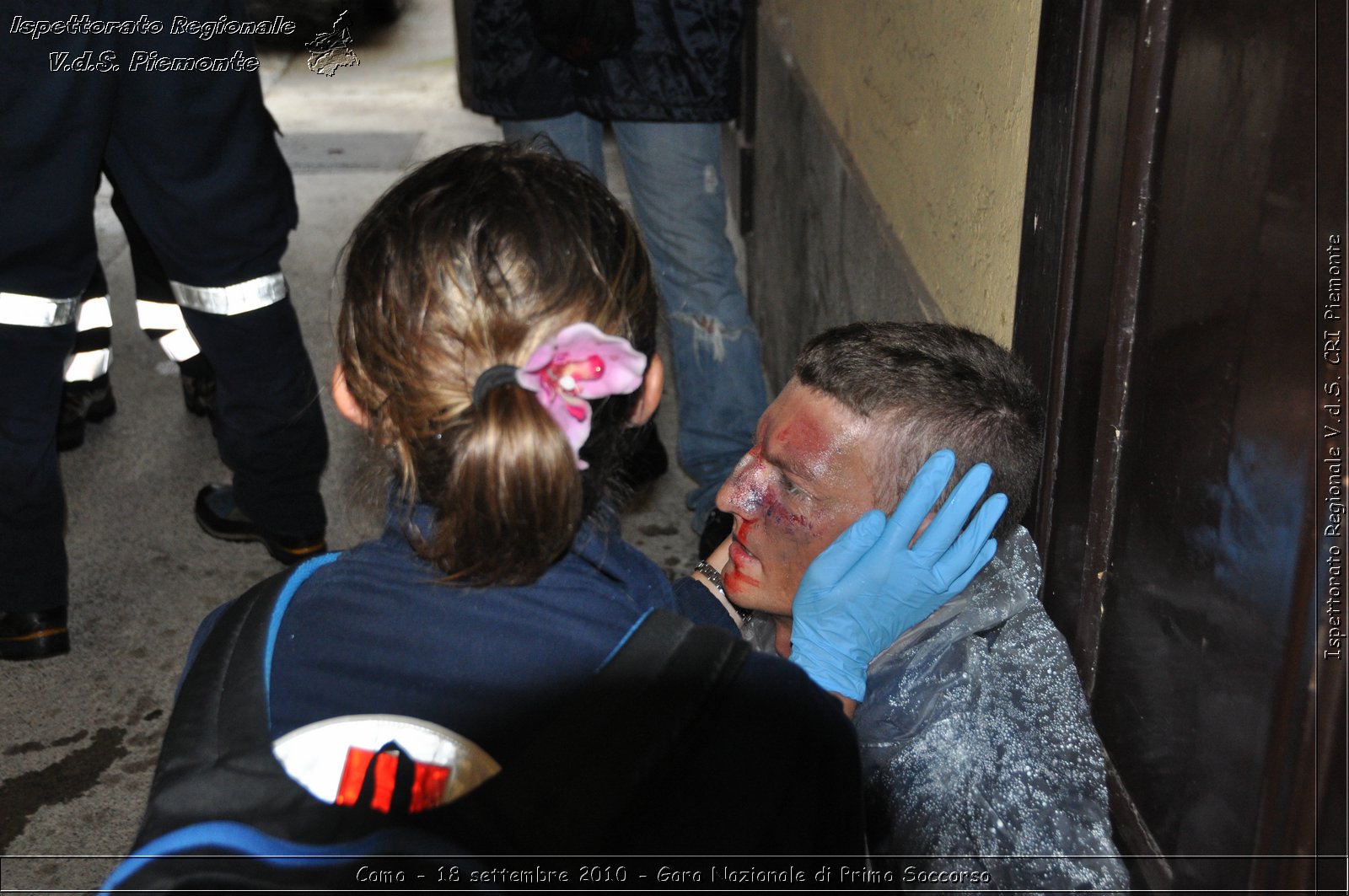 Como - 18 settembre 2010 - Gara Nazionale di Primo Soccorso -  Croce Rossa Italiana - Ispettorato Regionale Volontari del Soccorso Piemonte