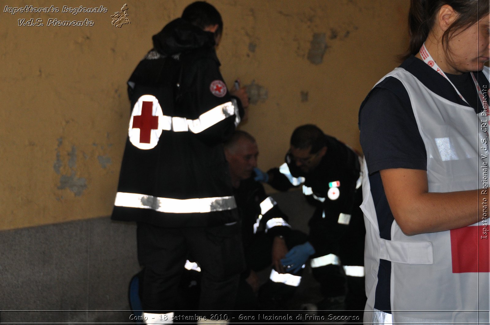 Como - 18 settembre 2010 - Gara Nazionale di Primo Soccorso -  Croce Rossa Italiana - Ispettorato Regionale Volontari del Soccorso Piemonte