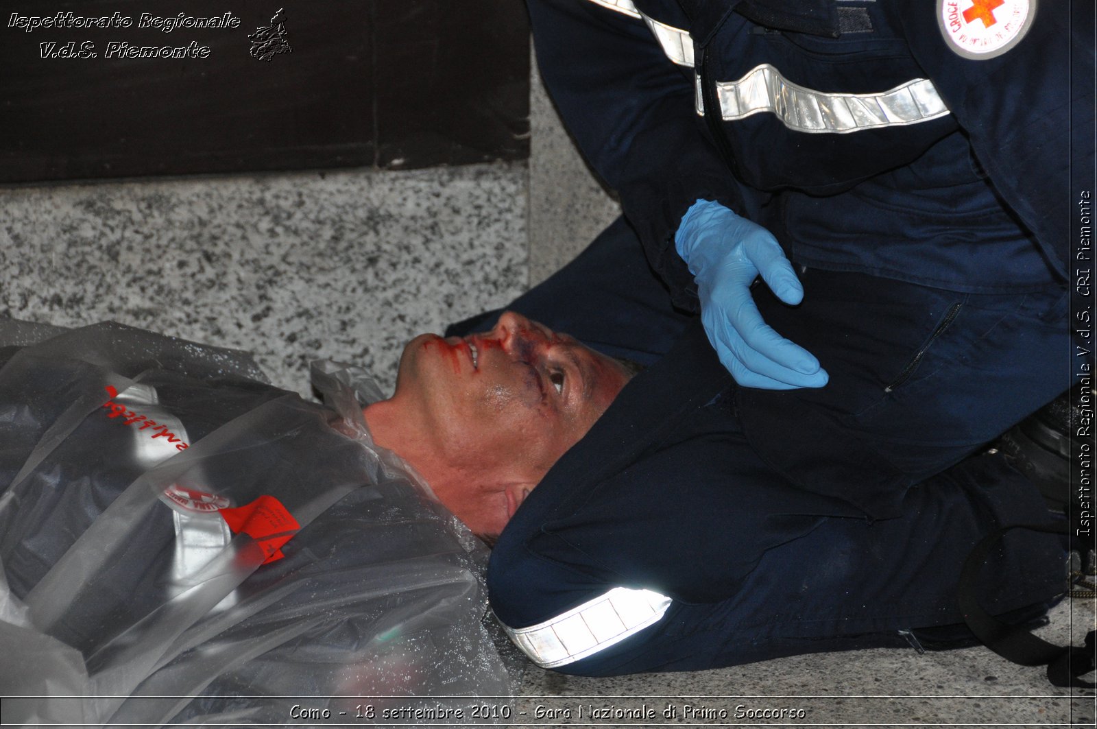 Como - 18 settembre 2010 - Gara Nazionale di Primo Soccorso -  Croce Rossa Italiana - Ispettorato Regionale Volontari del Soccorso Piemonte