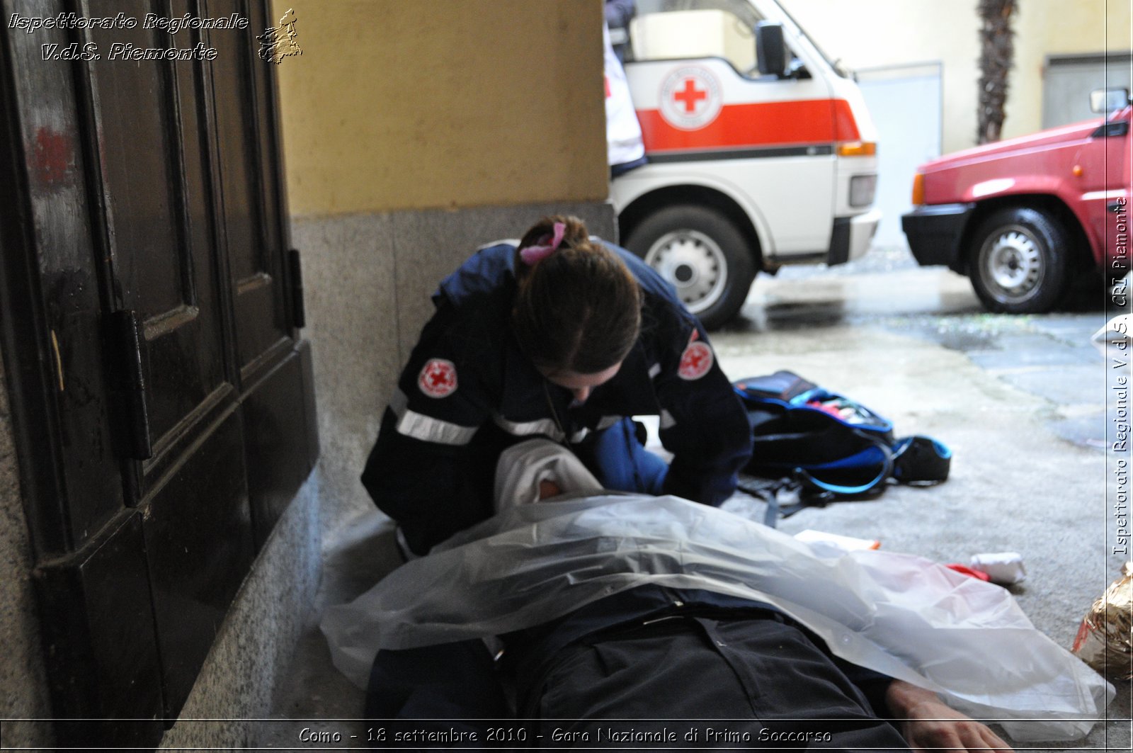 Como - 18 settembre 2010 - Gara Nazionale di Primo Soccorso -  Croce Rossa Italiana - Ispettorato Regionale Volontari del Soccorso Piemonte