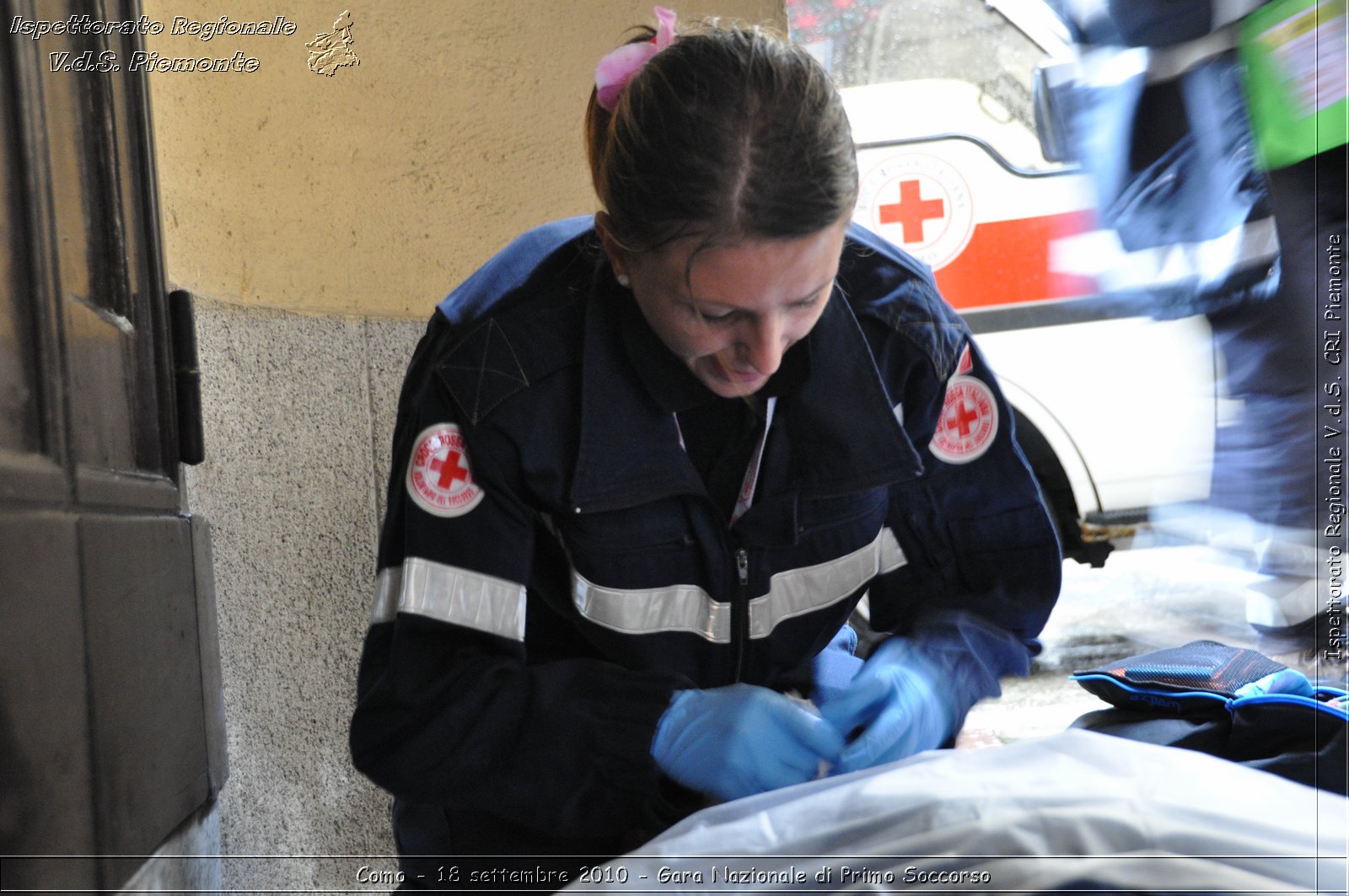 Como - 18 settembre 2010 - Gara Nazionale di Primo Soccorso -  Croce Rossa Italiana - Ispettorato Regionale Volontari del Soccorso Piemonte