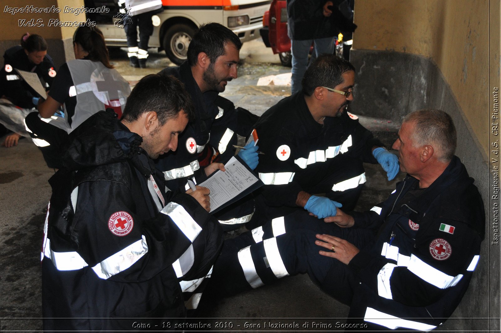 Como - 18 settembre 2010 - Gara Nazionale di Primo Soccorso -  Croce Rossa Italiana - Ispettorato Regionale Volontari del Soccorso Piemonte