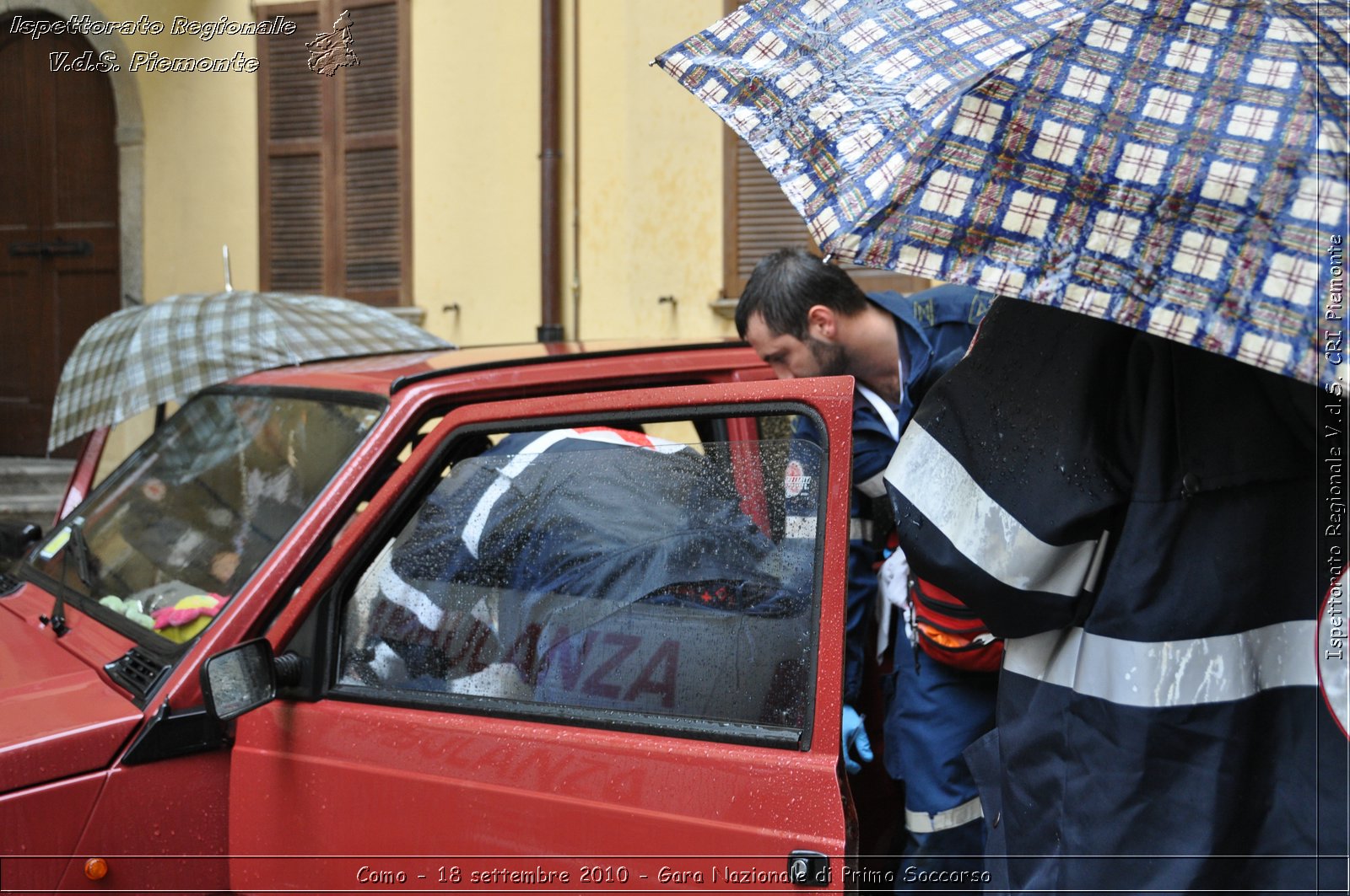 Como - 18 settembre 2010 - Gara Nazionale di Primo Soccorso -  Croce Rossa Italiana - Ispettorato Regionale Volontari del Soccorso Piemonte