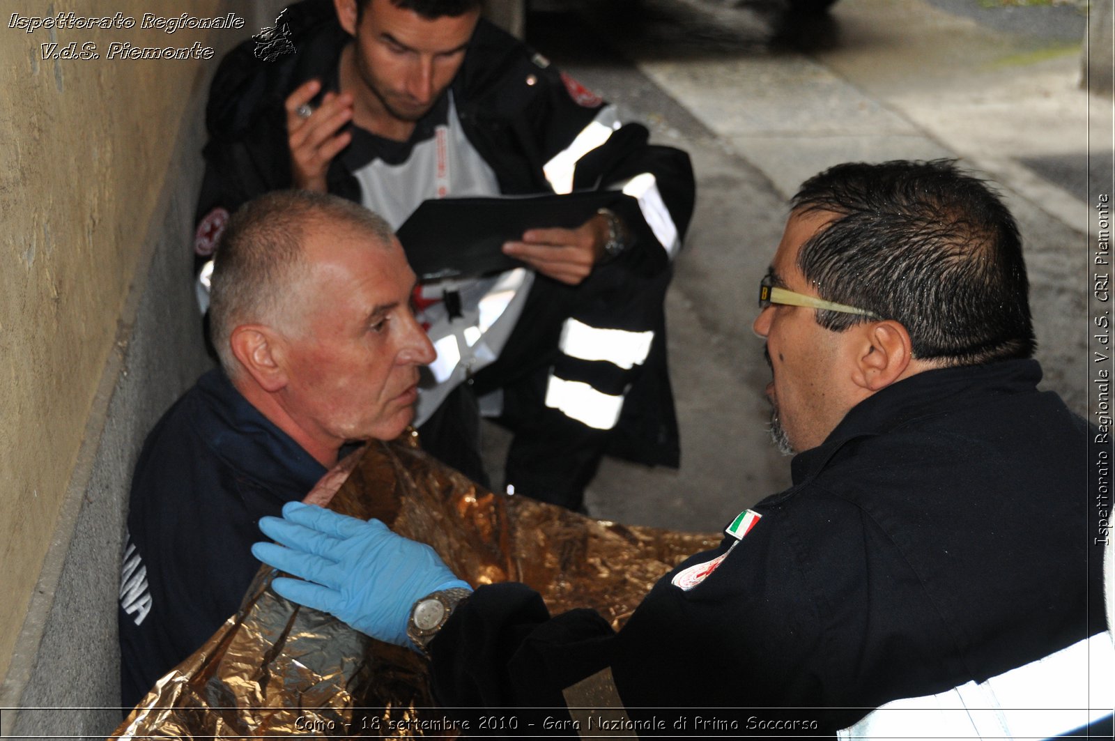 Como - 18 settembre 2010 - Gara Nazionale di Primo Soccorso -  Croce Rossa Italiana - Ispettorato Regionale Volontari del Soccorso Piemonte