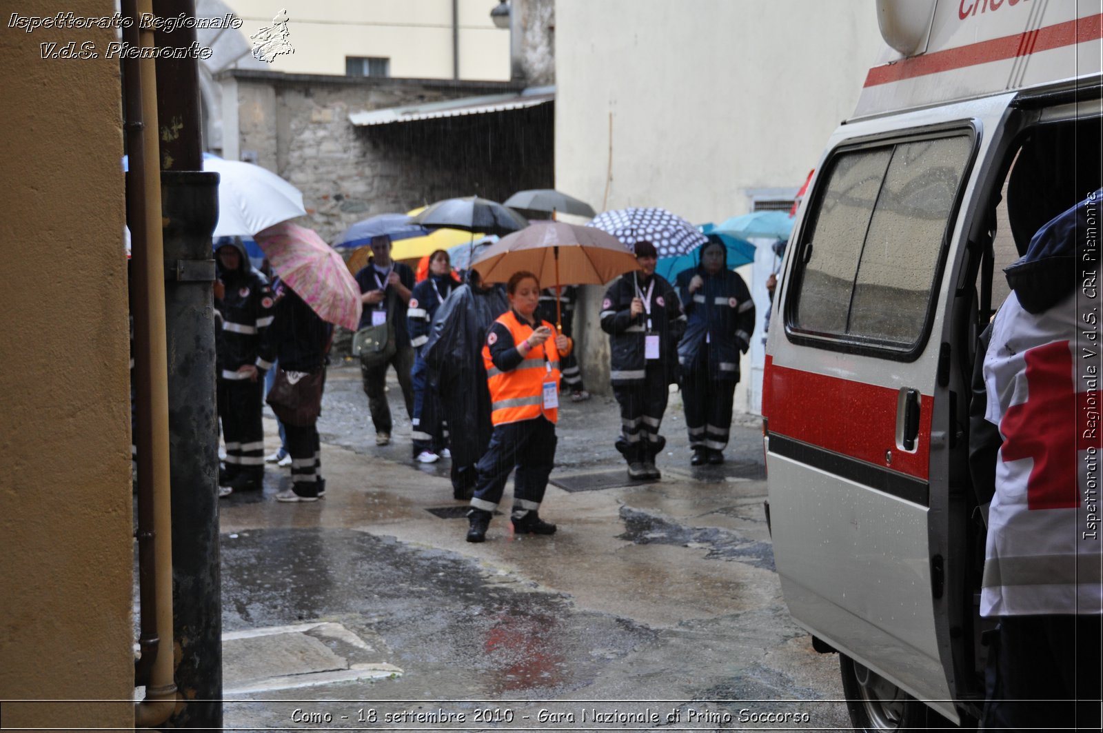 Como - 18 settembre 2010 - Gara Nazionale di Primo Soccorso -  Croce Rossa Italiana - Ispettorato Regionale Volontari del Soccorso Piemonte