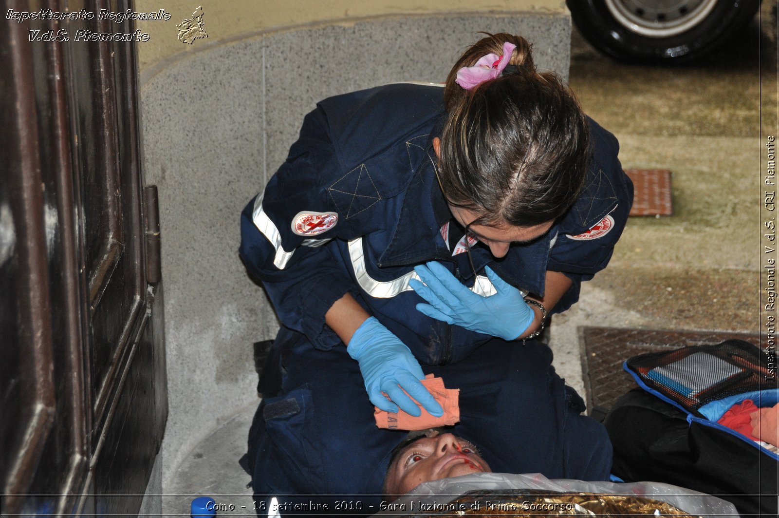 Como - 18 settembre 2010 - Gara Nazionale di Primo Soccorso -  Croce Rossa Italiana - Ispettorato Regionale Volontari del Soccorso Piemonte