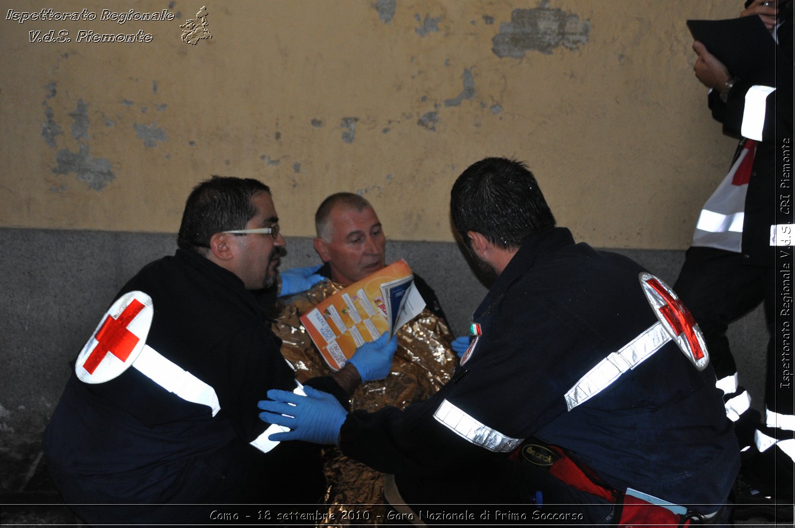 Como - 18 settembre 2010 - Gara Nazionale di Primo Soccorso -  Croce Rossa Italiana - Ispettorato Regionale Volontari del Soccorso Piemonte