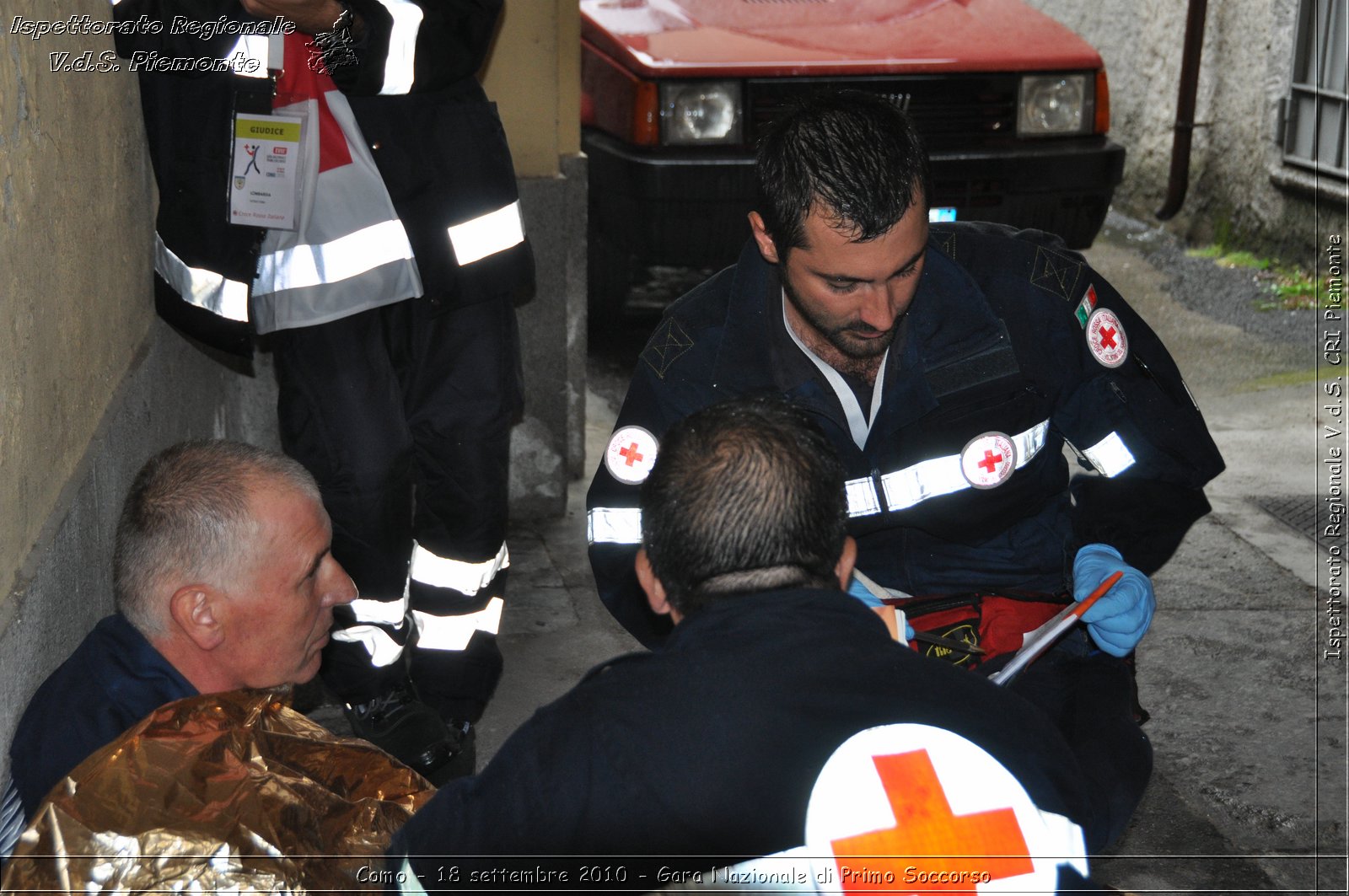 Como - 18 settembre 2010 - Gara Nazionale di Primo Soccorso -  Croce Rossa Italiana - Ispettorato Regionale Volontari del Soccorso Piemonte