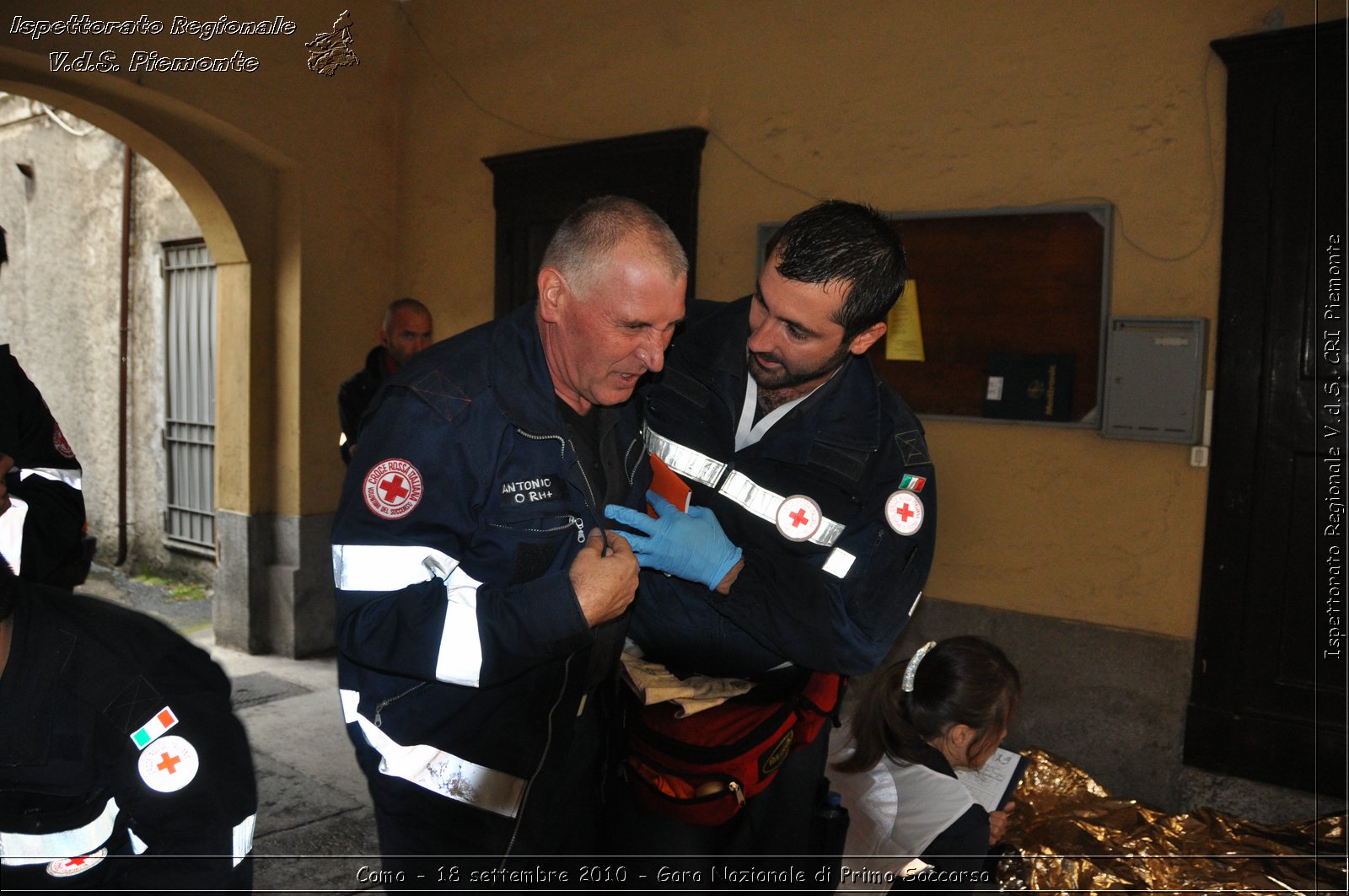 Como - 18 settembre 2010 - Gara Nazionale di Primo Soccorso -  Croce Rossa Italiana - Ispettorato Regionale Volontari del Soccorso Piemonte